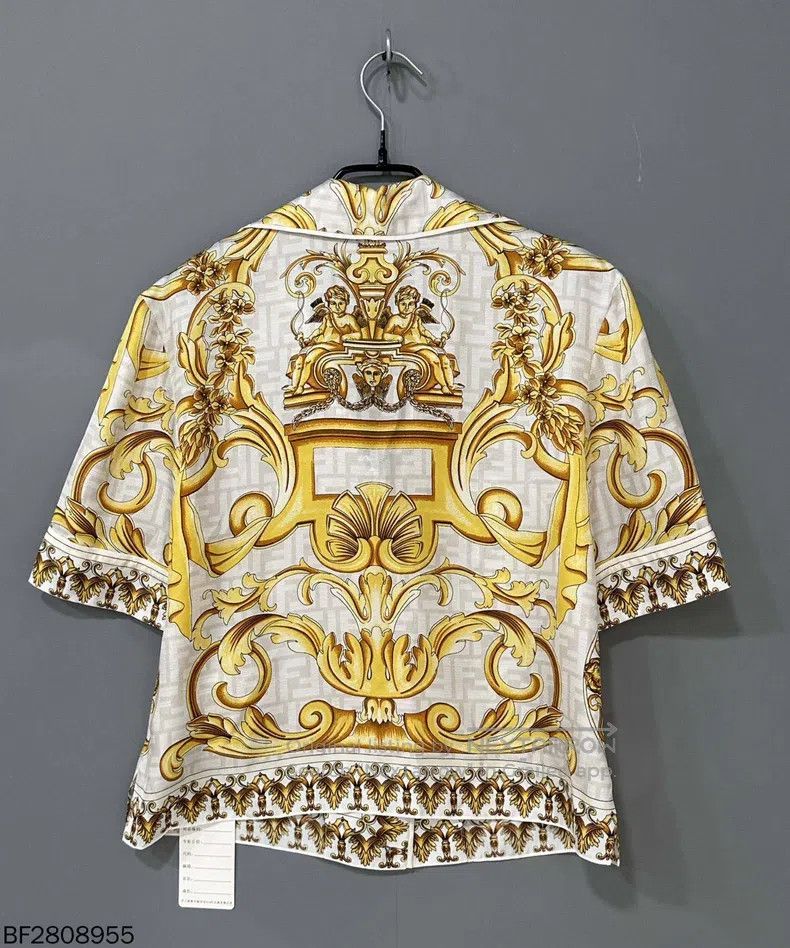 Fendi Fendi Co-branded silk pajama set Size XXS / US 00 / IT 34 - 2 Thumbnail