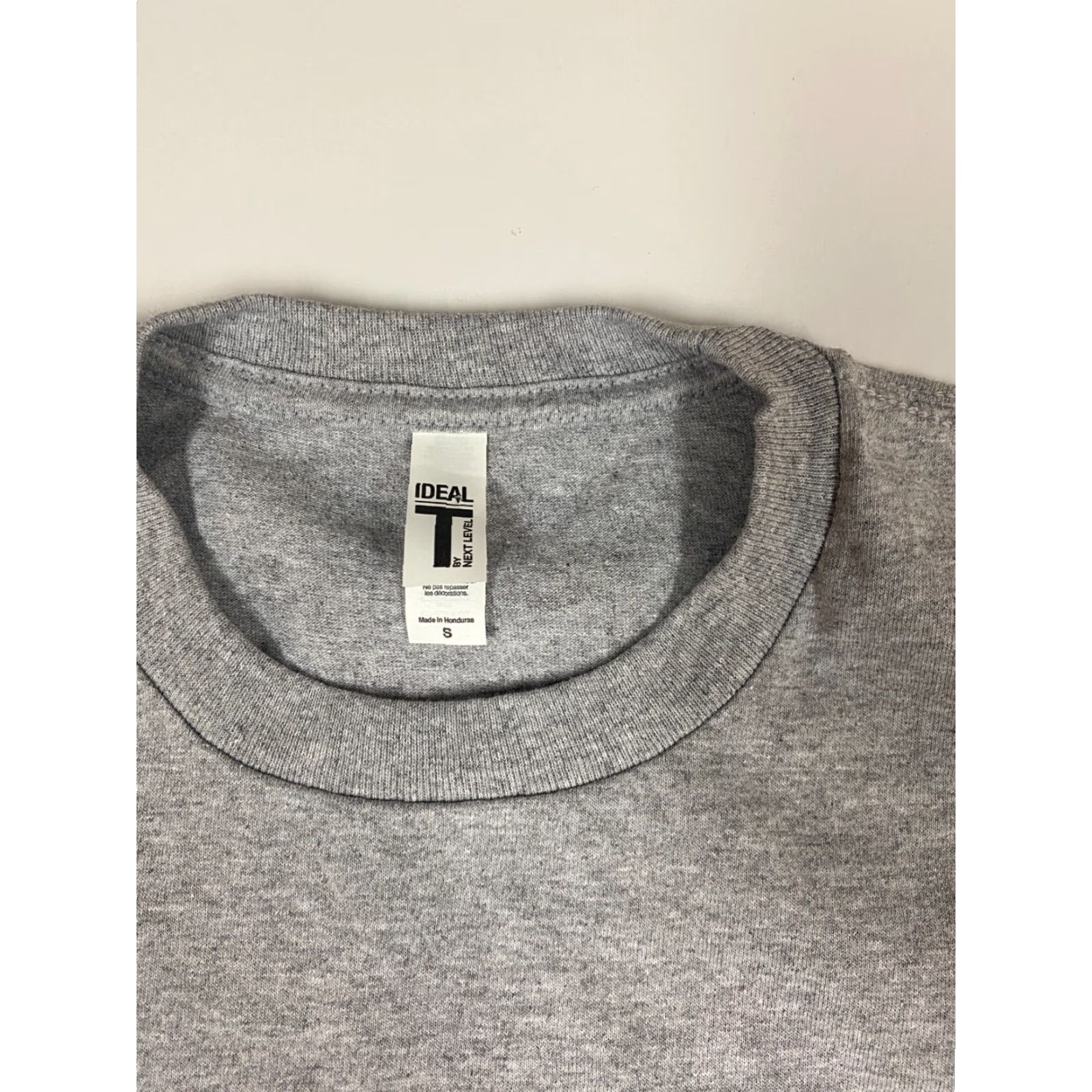Next Level Health Safety Mens Shirt Small gray graphic T-Shirt Crew Neck Short Sleeve Logo Cotton Spandex Classic Music Stars Size US S / EU 44-46 / 1 - 4 Thumbnail