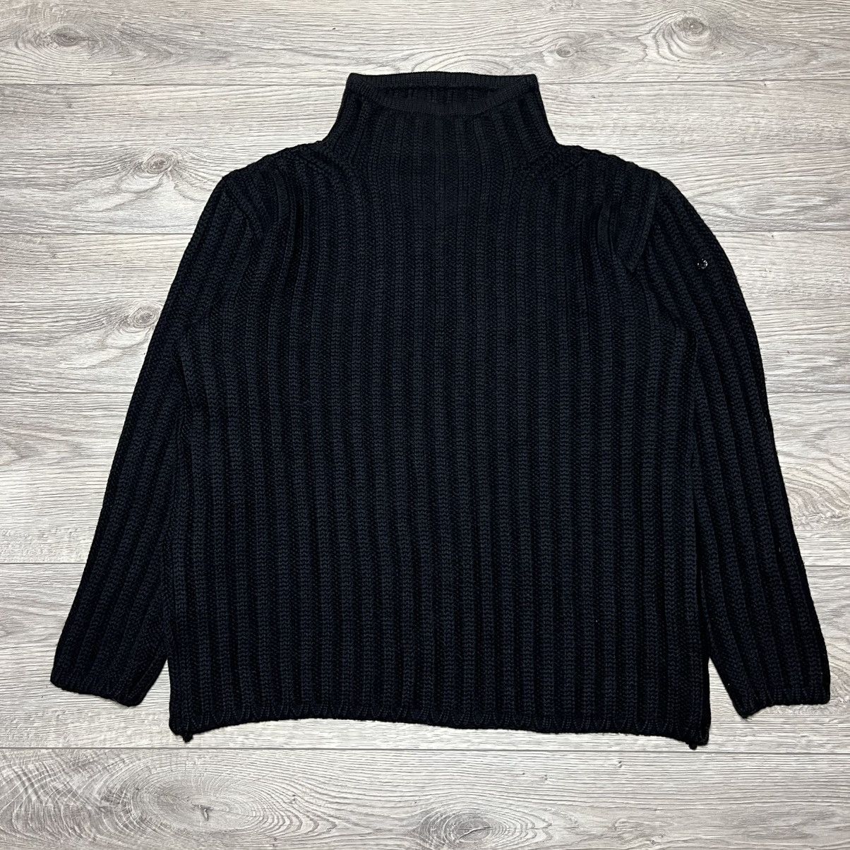Stone Island Stone Island Vintage Rare Knitted Sweater XL size Black Size US XL / EU 56 / 4 - 4 Thumbnail