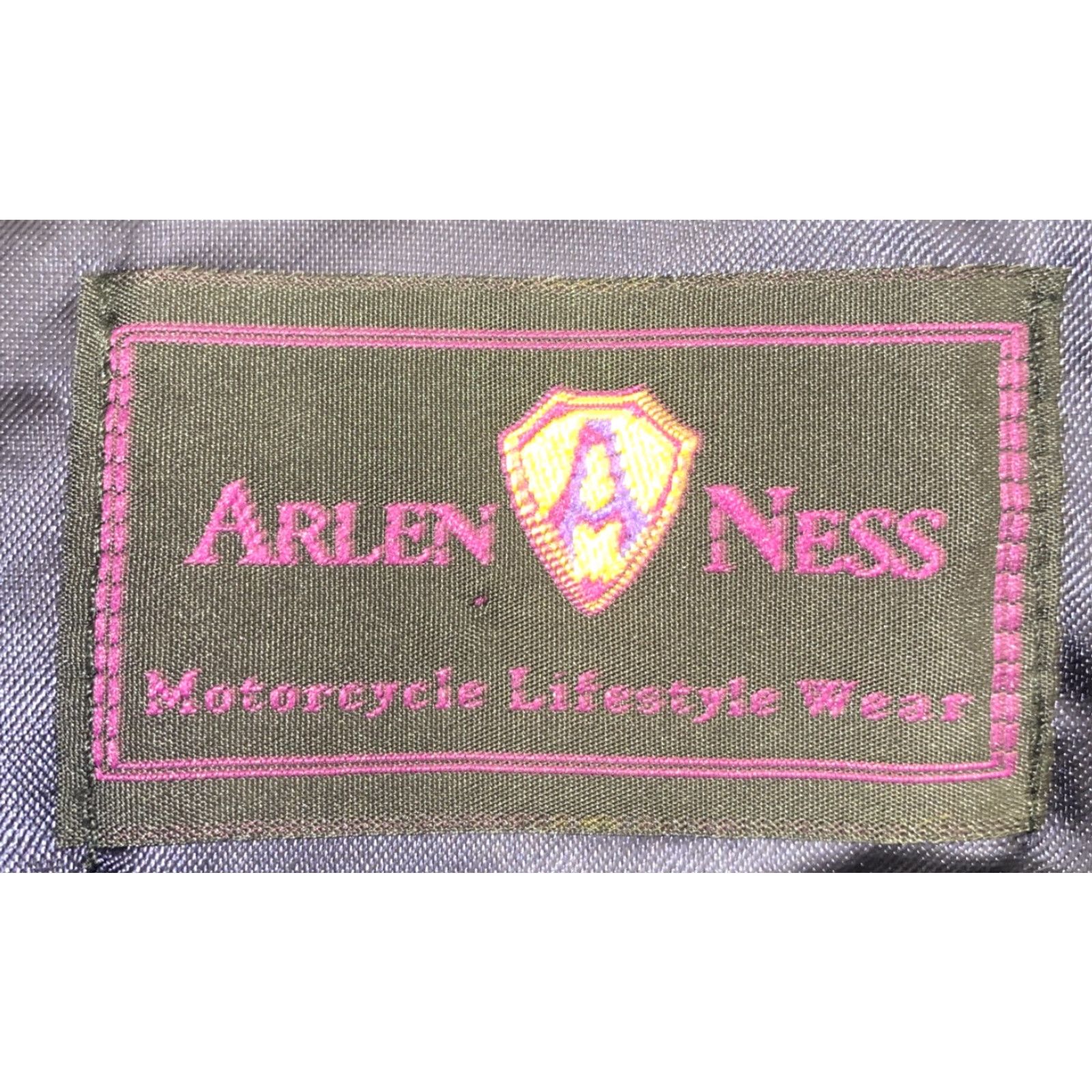 Vintage Arlen Ness Womens Black Acetate Full Zip Jacket Size 10 Size L / US 10 / IT 46 - 7 Thumbnail