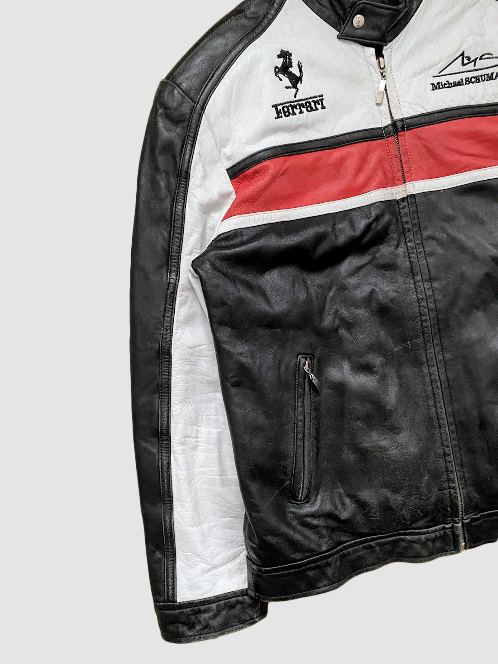 Ferrari 🔥 VINTAGE Ferrari 🔥 Leather Jacket Rare Streetwear Racing Size US M / EU 48-50 / 2 - 3 Thumbnail