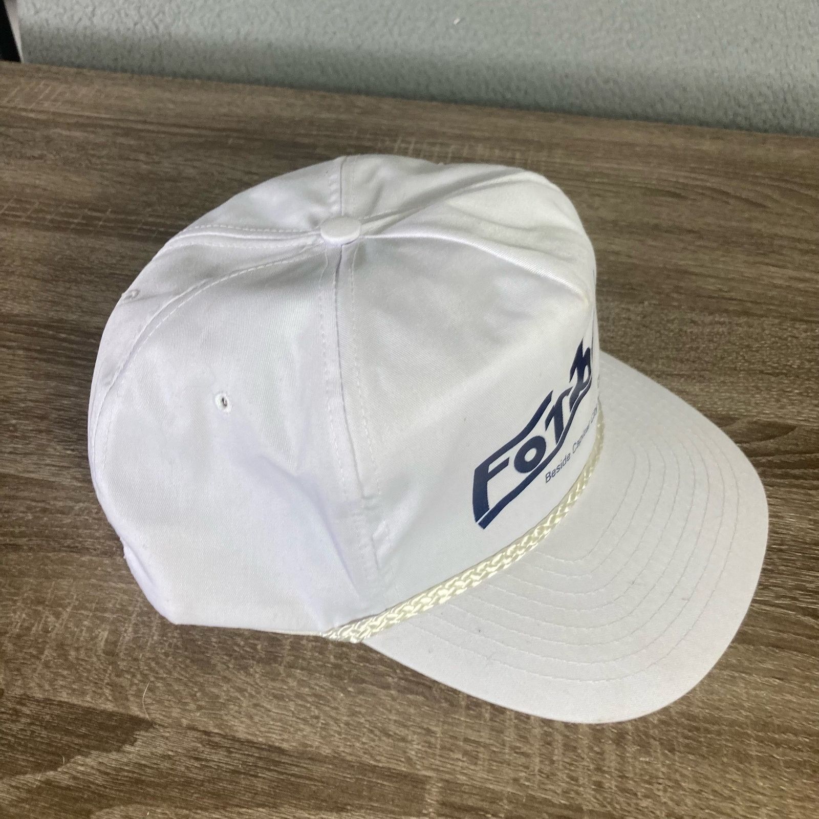 Vintage Vintage Forbes Chevrolet Snapback Hat White Unisex Size ONE SIZE - 6 Thumbnail