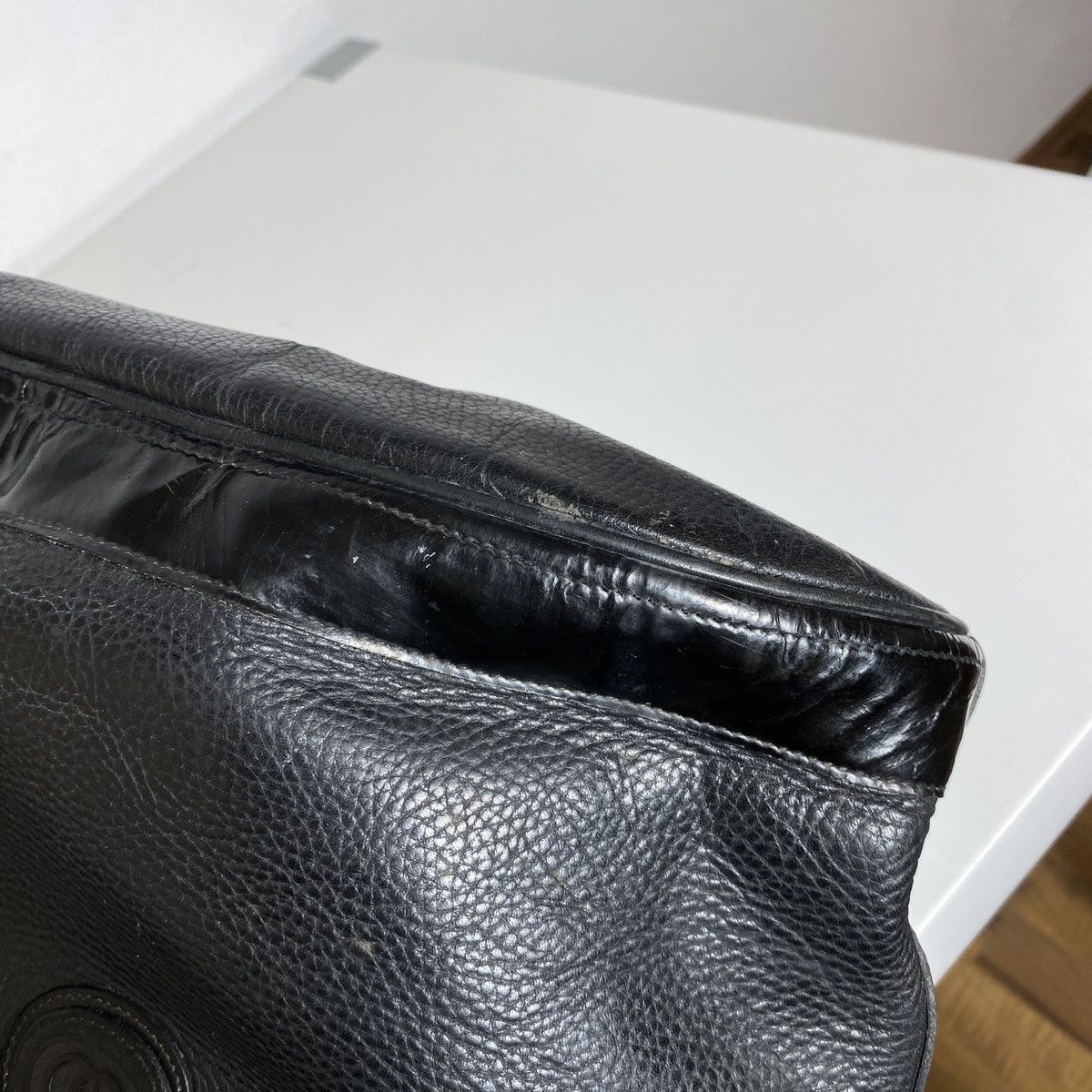 Gucci Vintage bag Gucci Leather Black Size ONE SIZE - 21 Thumbnail