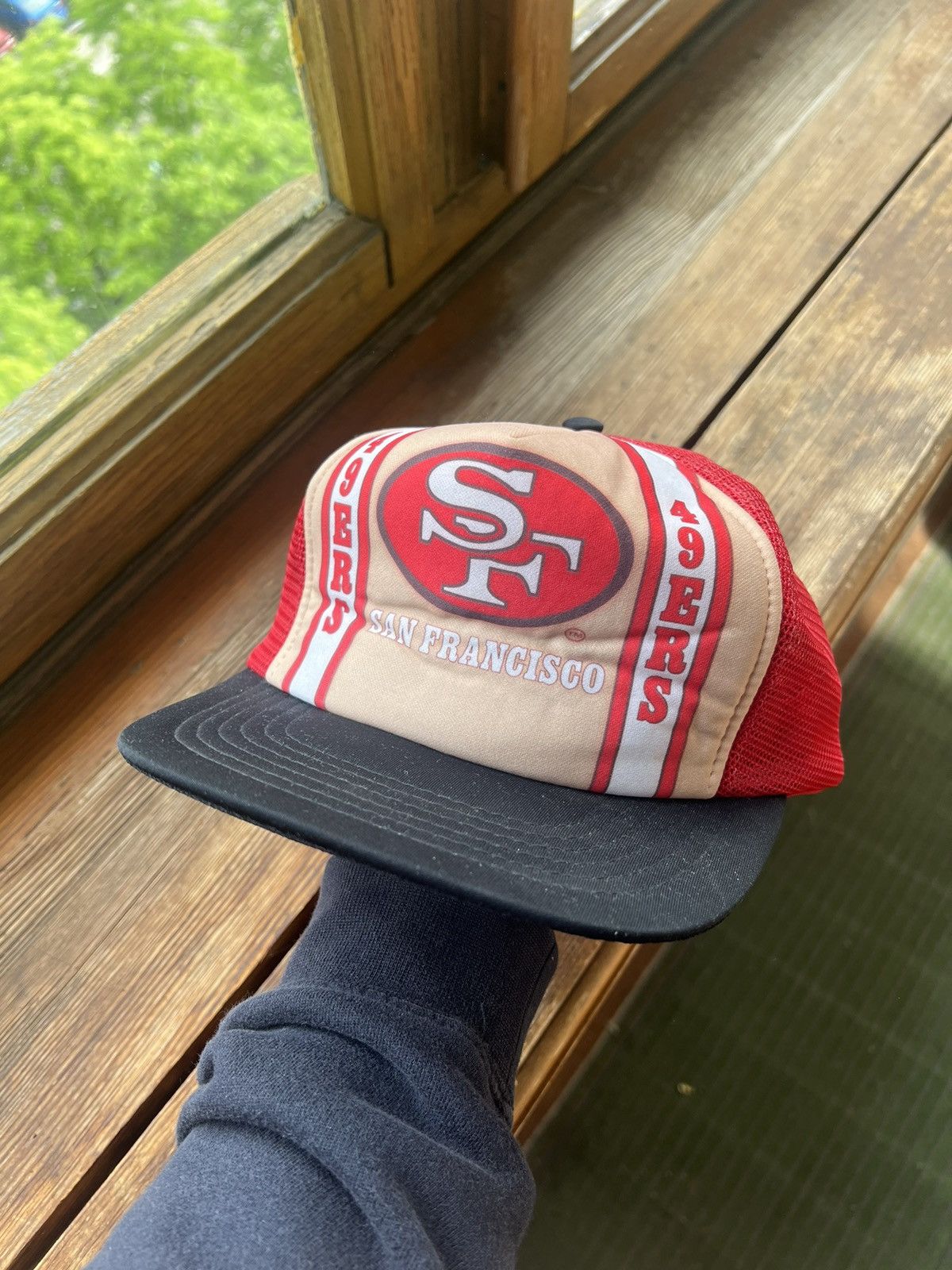 NFL VINTAGE 80s HAT SAN FRANCISCO 49ERS APEX ONE SNAPBACK CAP Size ONE SIZE - 2 Thumbnail