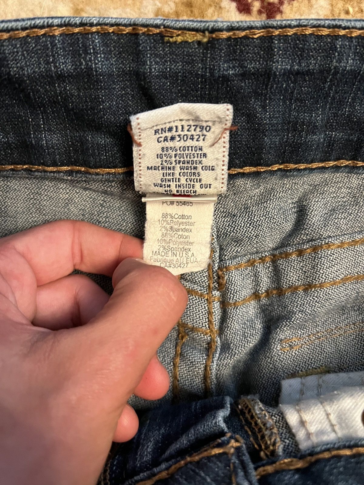 True Religion Vintage 90s True Religion Jeans Size 27" / US 4 / IT 40 - 5 Thumbnail