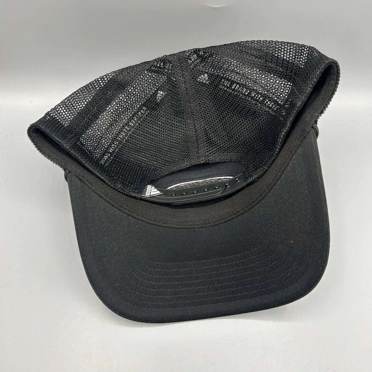Adidas Adidas Aeroready Trucker Hat Men Black Embroidered Snap Back Size ONE SIZE - 6 Thumbnail