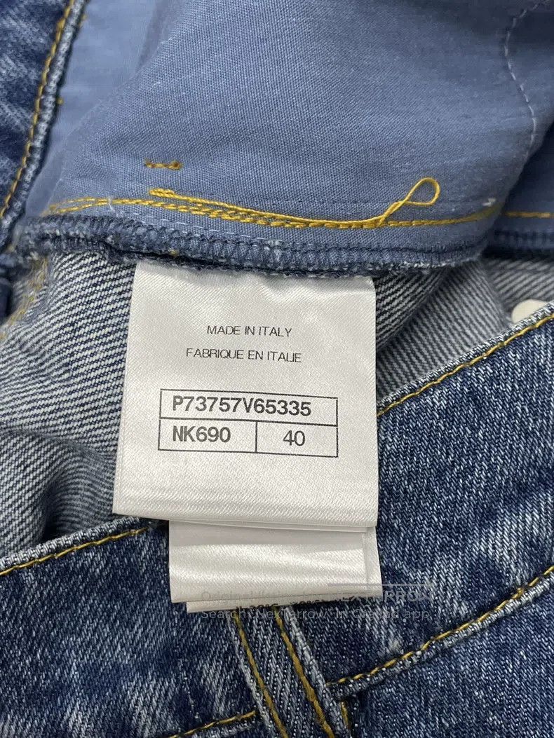 Chanel Chanel 22K blue diamond buckle jeans Size 26" / US 2 / IT 38 - 6 Thumbnail