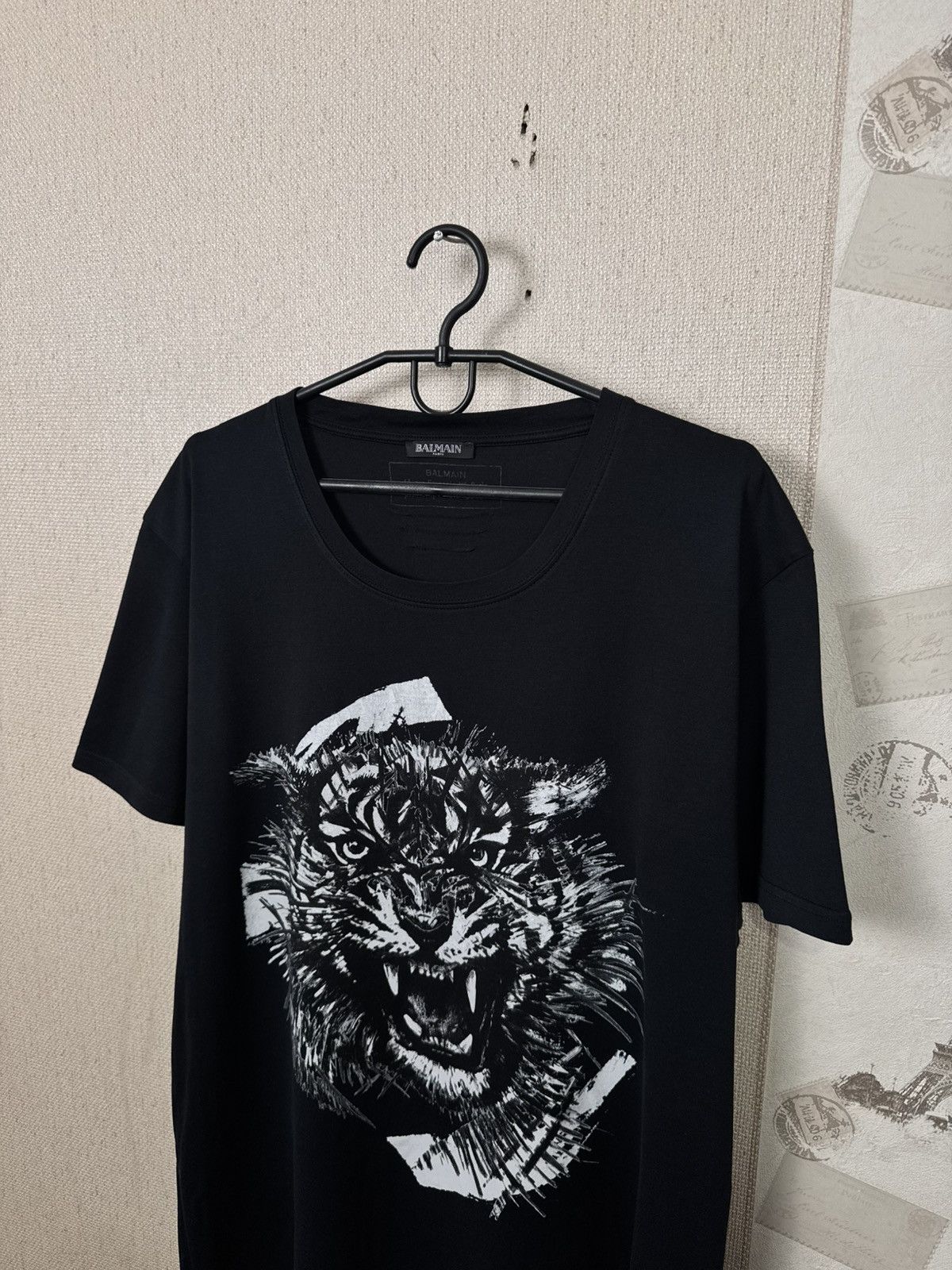Balmain Balmain T shirt Tiger Print Luxury Black XL Size US XL / EU 56 / 4 - 10 Thumbnail
