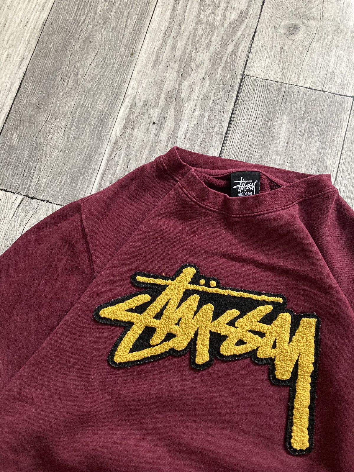 Stussy RARE Stussy Big logo crewneck sweatshirt M Vintage y2k Size US M / EU 48-50 / 2 - 4 Thumbnail