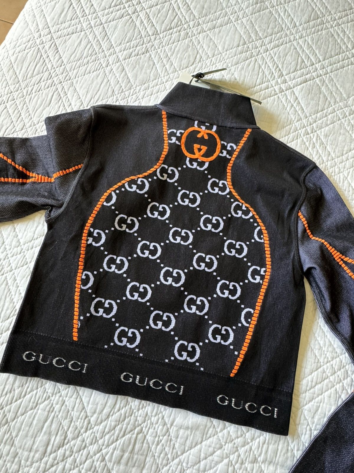 Gucci Crop Top Gucci Jersey Jacquard Size M / US 6-8 / IT 42-44 - 3 Thumbnail