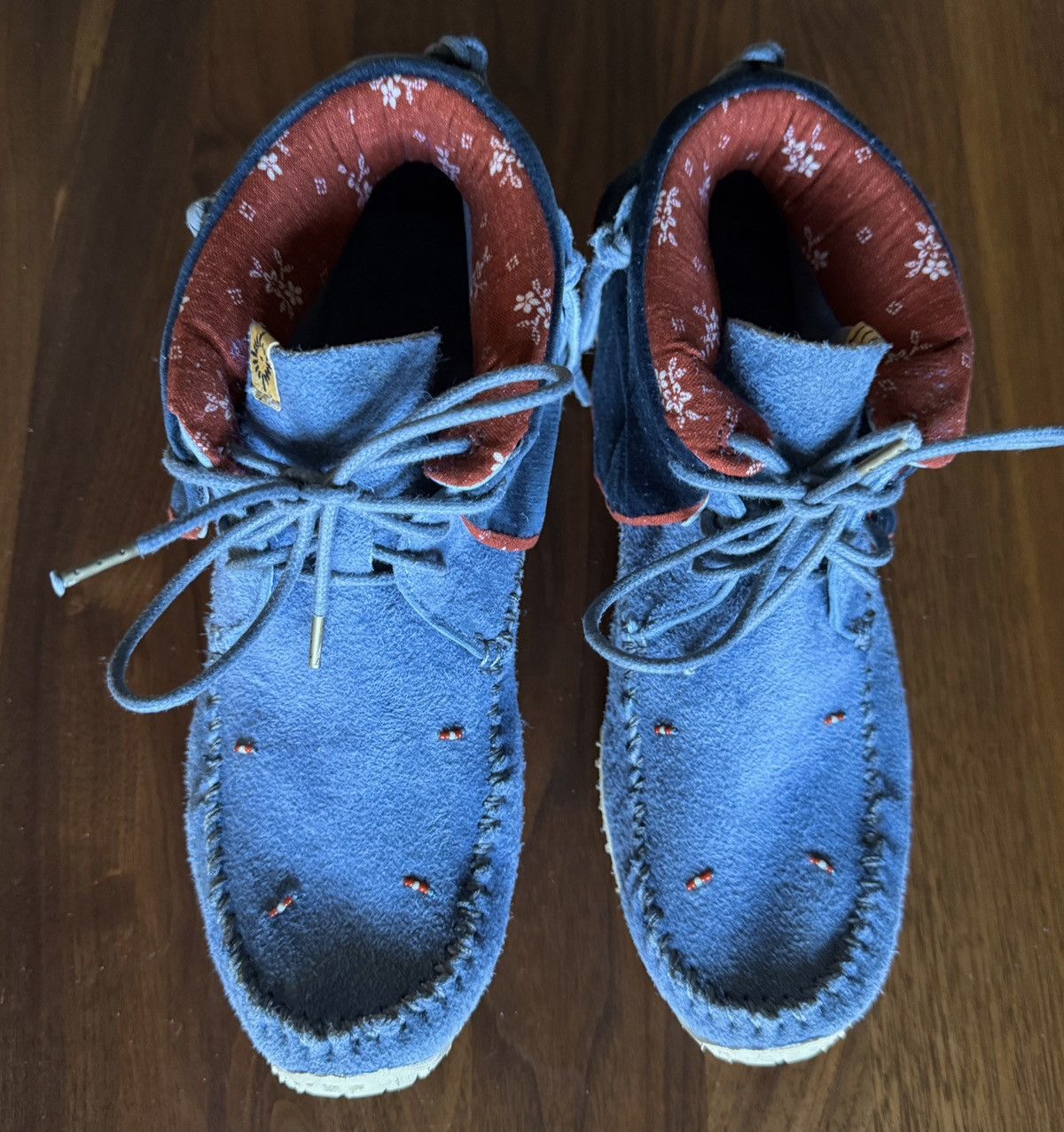 Visvim Visvim FBT Blue Suede Sneakers Size US 8 / EU 41 - 4 Thumbnail