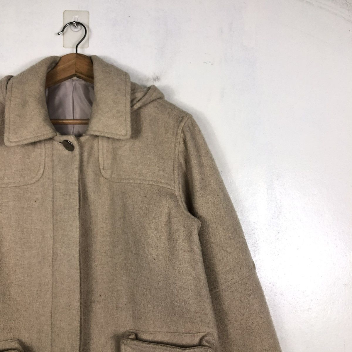 Japanese Brand × Vintage 📌PILE OF TRASH WOOL BIKER JACKET 3D POCKET Size US M / EU 48-50 / 2 - 8 Thumbnail