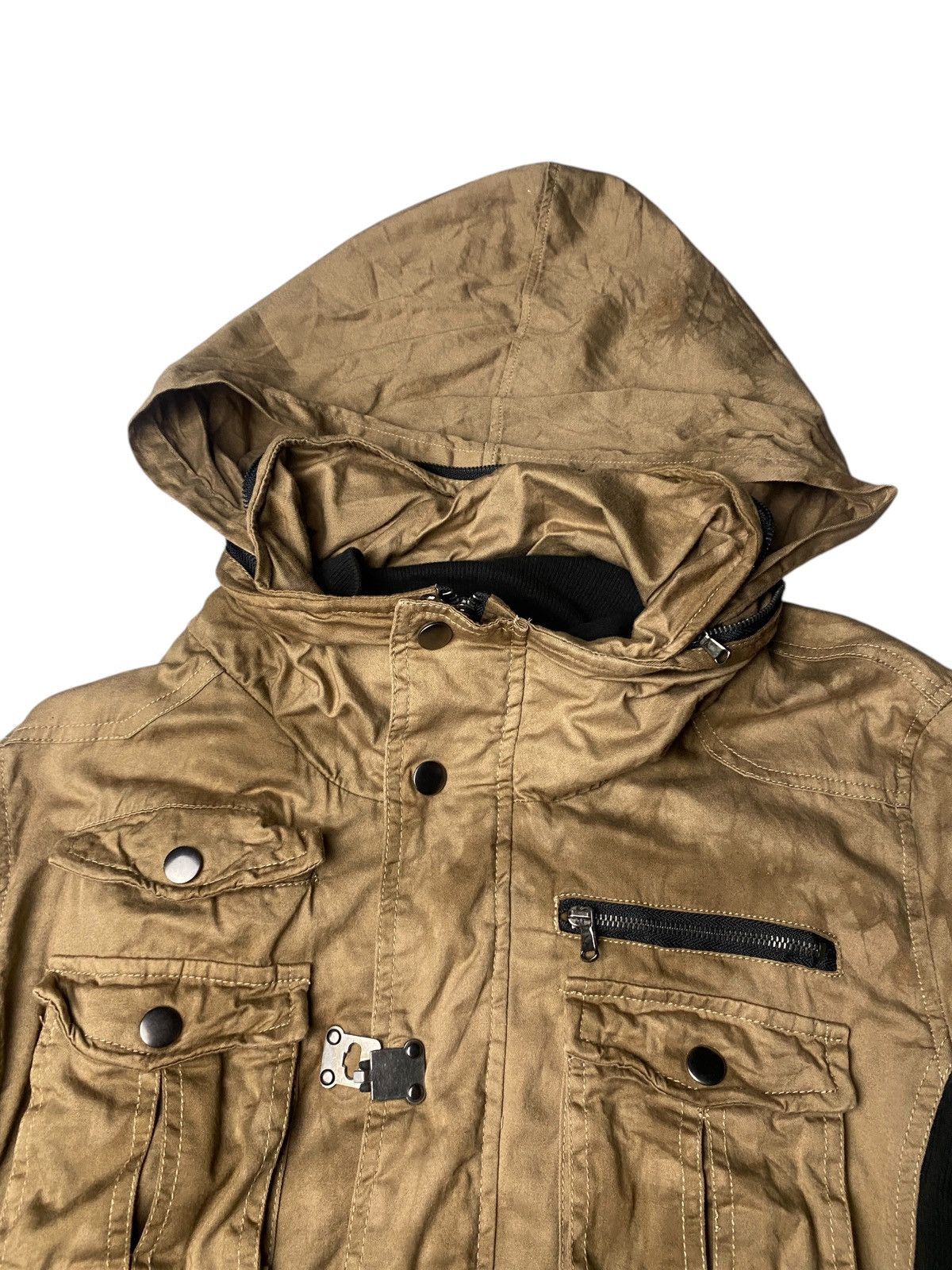 If Six Was Nine × Japanese Brand × Le Grande Bleu (L.G.B.) 2000's Semantic Design Mudwash Bono Hoodie Size US M / EU 48-50 / 2 - 5 Thumbnail