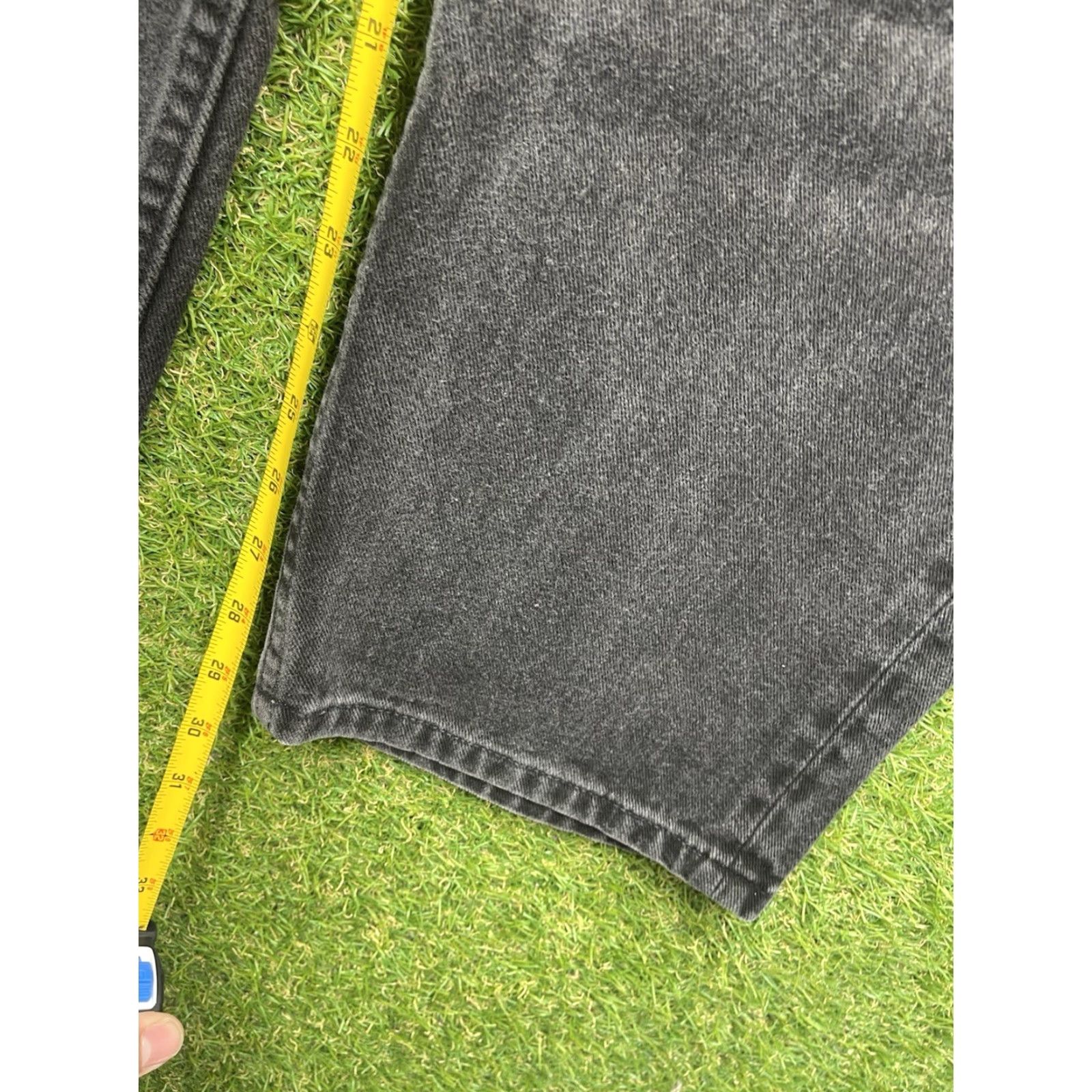 Nautica VINTAGE Nautica Jeans Mens 36x30 Black Denim Relaxed Fit 5-Pocket Belt Loops Pockets Straight Skater Y2K Grunge Hip Hop Size US 36 / EU 52 - 3 Thumbnail