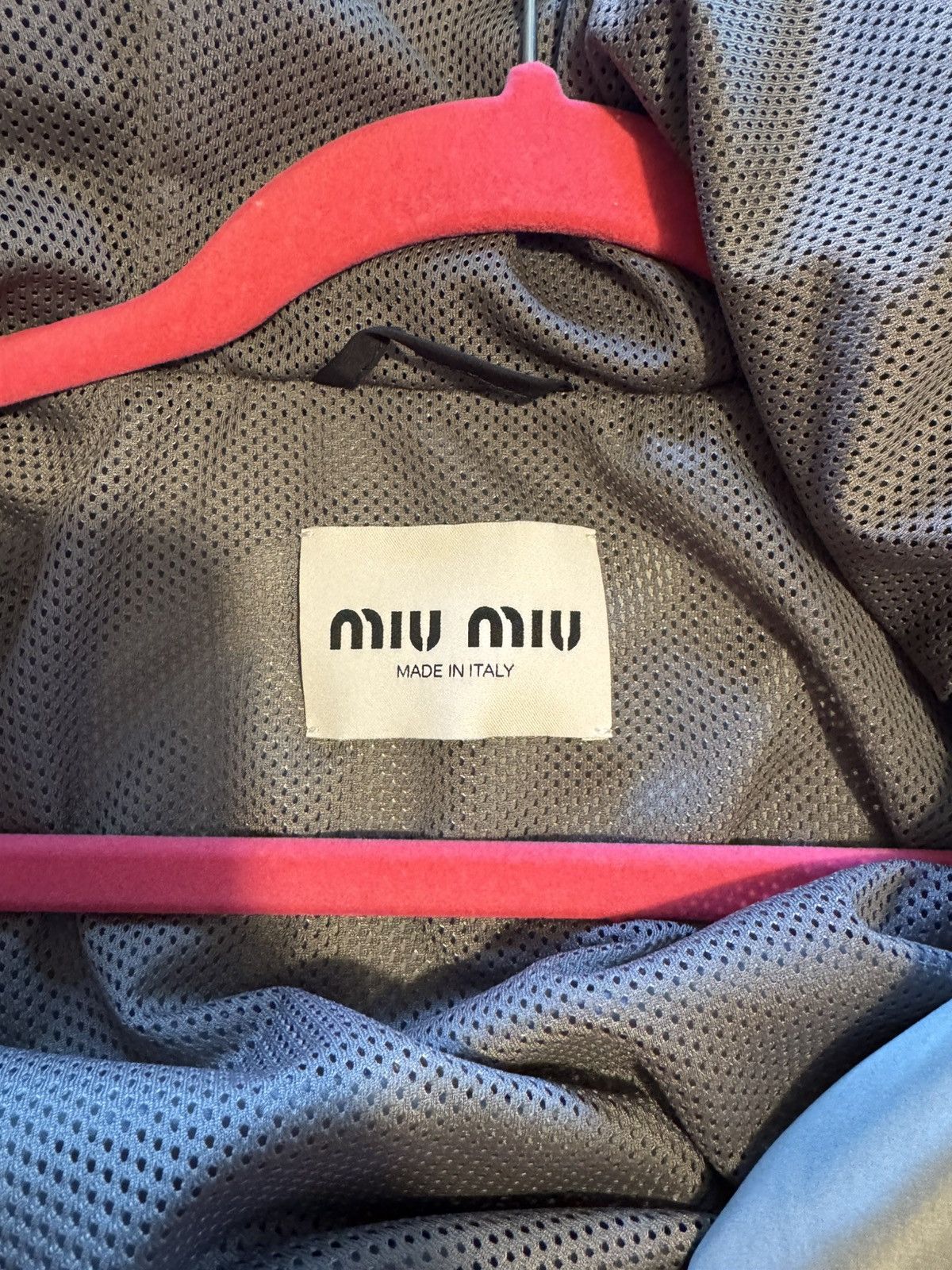 Miu Miu Miu miu technical silk zipper blouson jacket sz 38 track Size US M / EU 48-50 / 2 - 8 Thumbnail