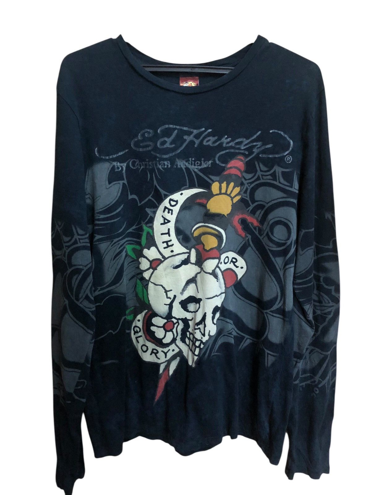 Christian Audigier Ed Hardy by Christian Audigier Long Sleeve Shirt Size US M / EU 48-50 / 2 - 1 Thumbnail
