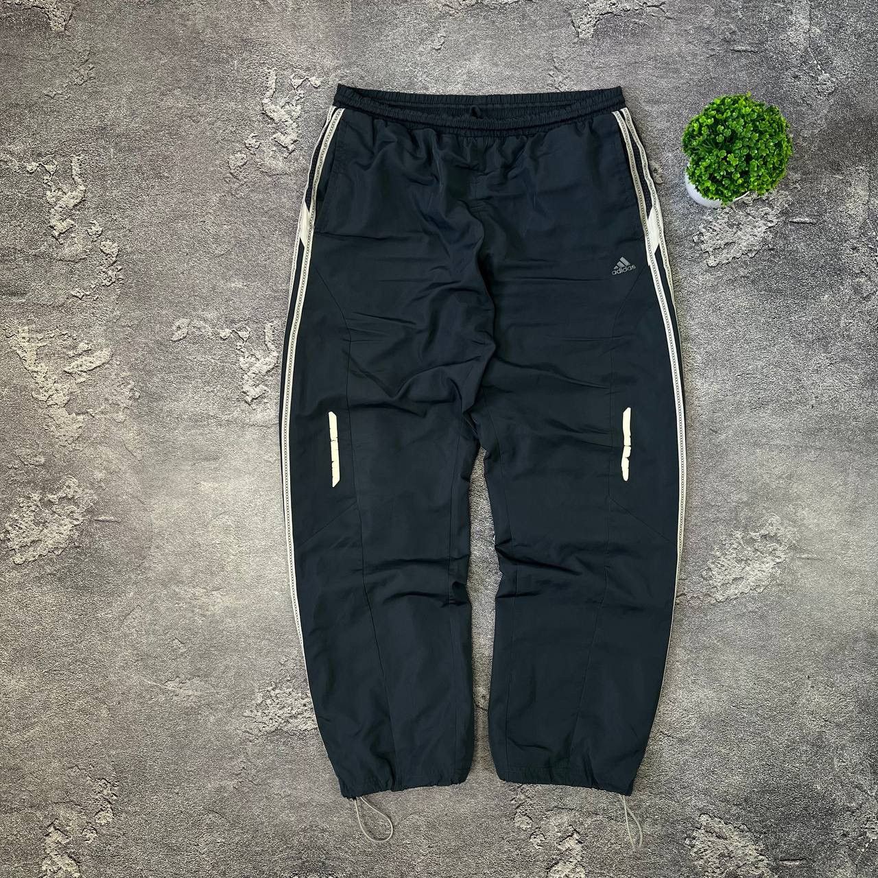 Adidas Vintage Y2K Baggy Adidas Track Pants Parashute Size XL Size US 36 / EU 52 - 1 Thumbnail