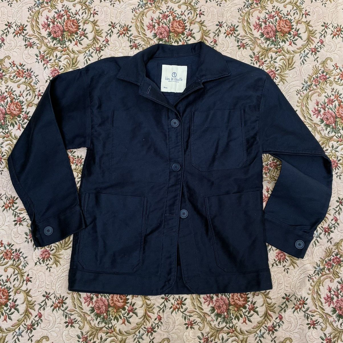 Bleu de Chauffe BLEU DE CHAUFFE GERMINALE MOLESKIN FRENCH MADE CHORE JACKET Size US XS / EU 42 / 0 - 2 Thumbnail