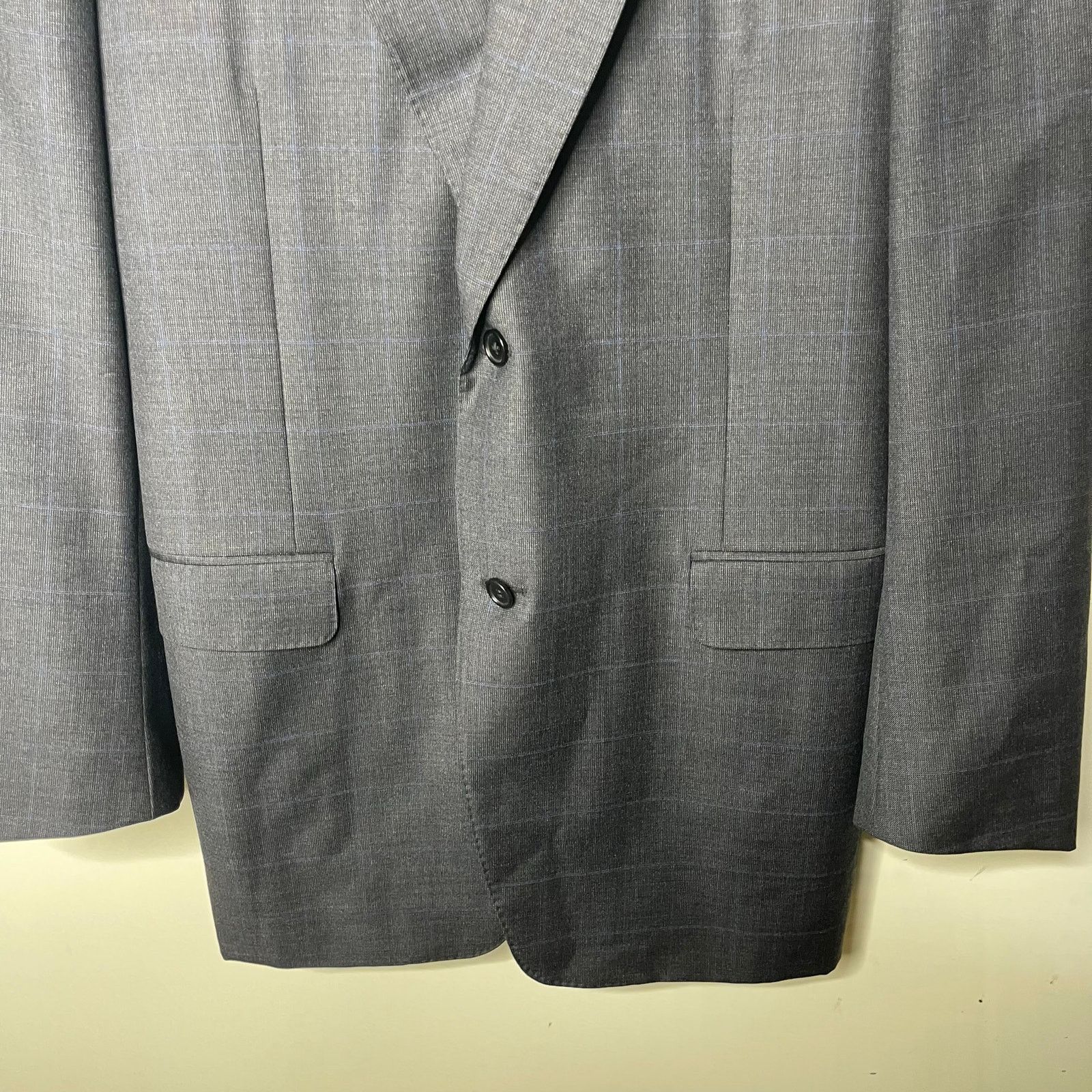 Canali Canali grey 100% pure wool 2 buttons sport jacket blazer Size 42R - 4 Thumbnail