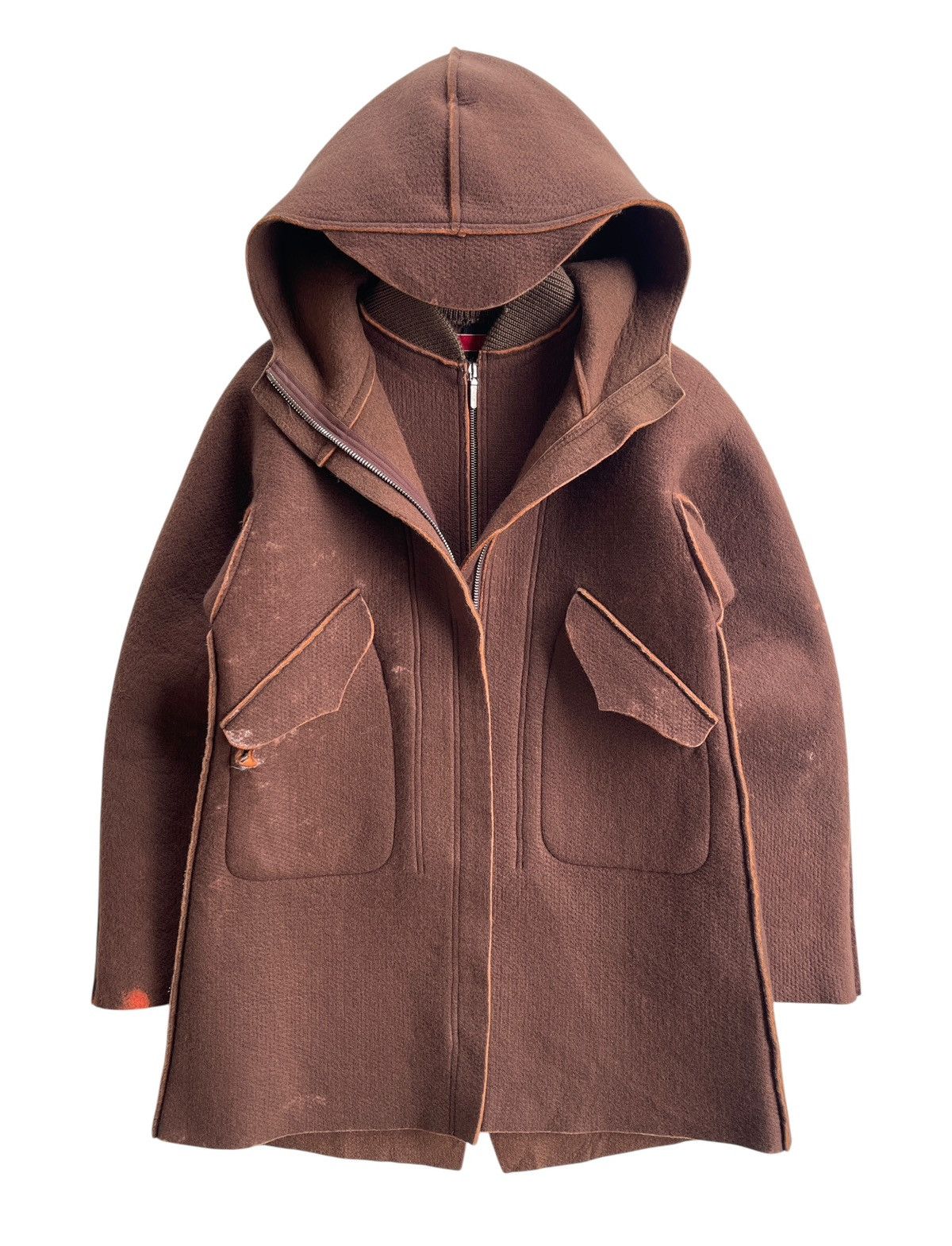 Number (N)ine AW1998 Number Nine Layered Hooded Jacket Size US S / EU 44-46 / 1 - 1 Thumbnail