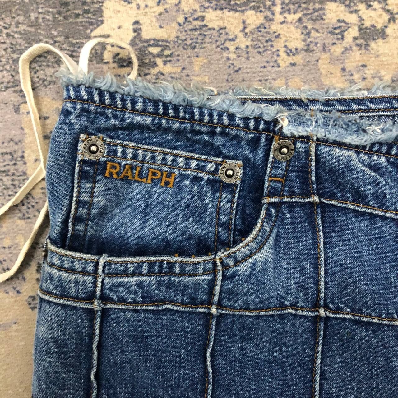 Ralph Lauren P789 VTG RALPH LAUREN FLARED PATCHWORK JEANS Size 28" / US 6 / IT 42 - 5 Thumbnail