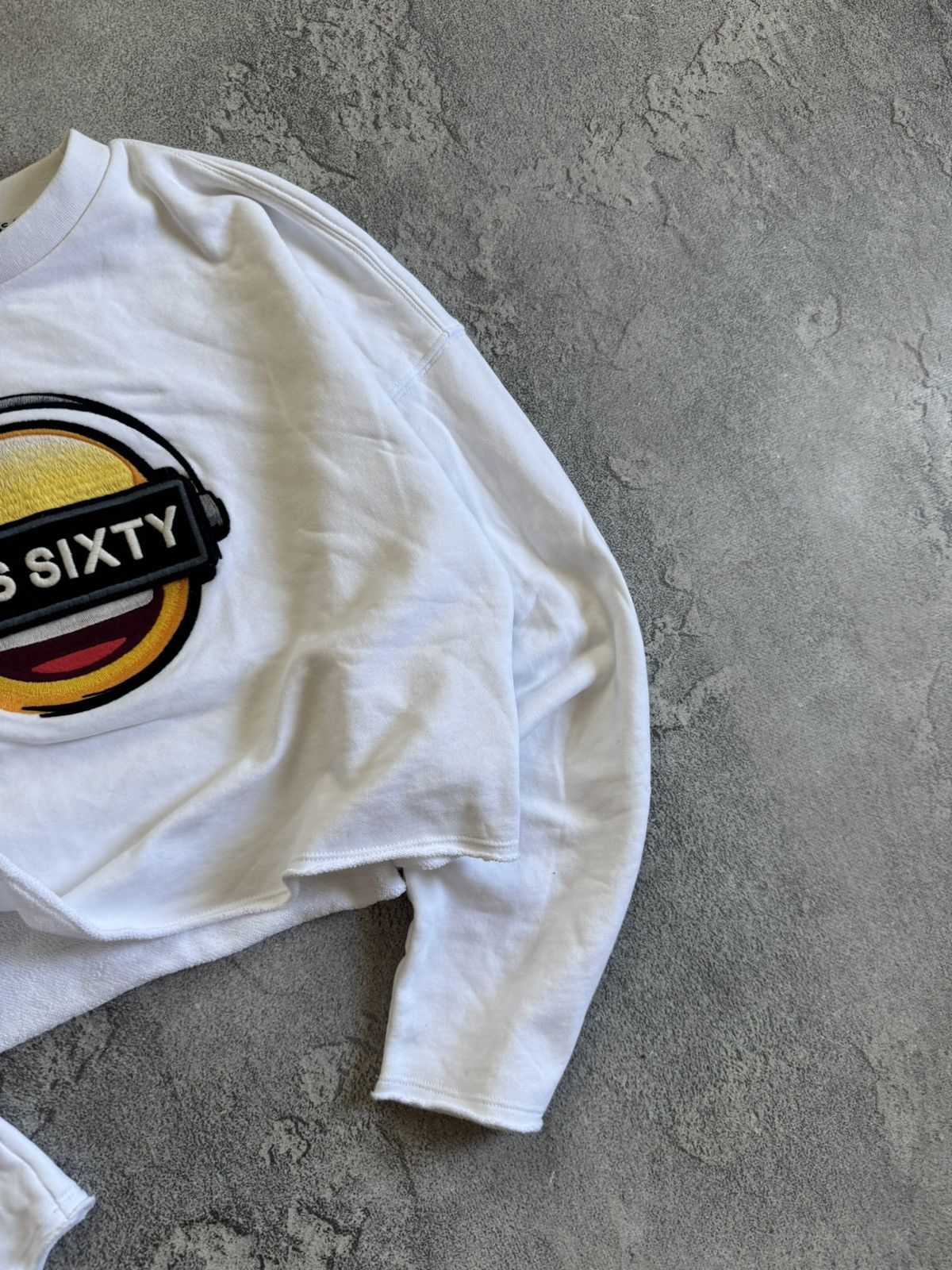 Miss Sixty Miss Sixty big logo smile emoji sweatshirts crop jumper top Size XS / US 0-2 / IT 36-38 - 3 Thumbnail