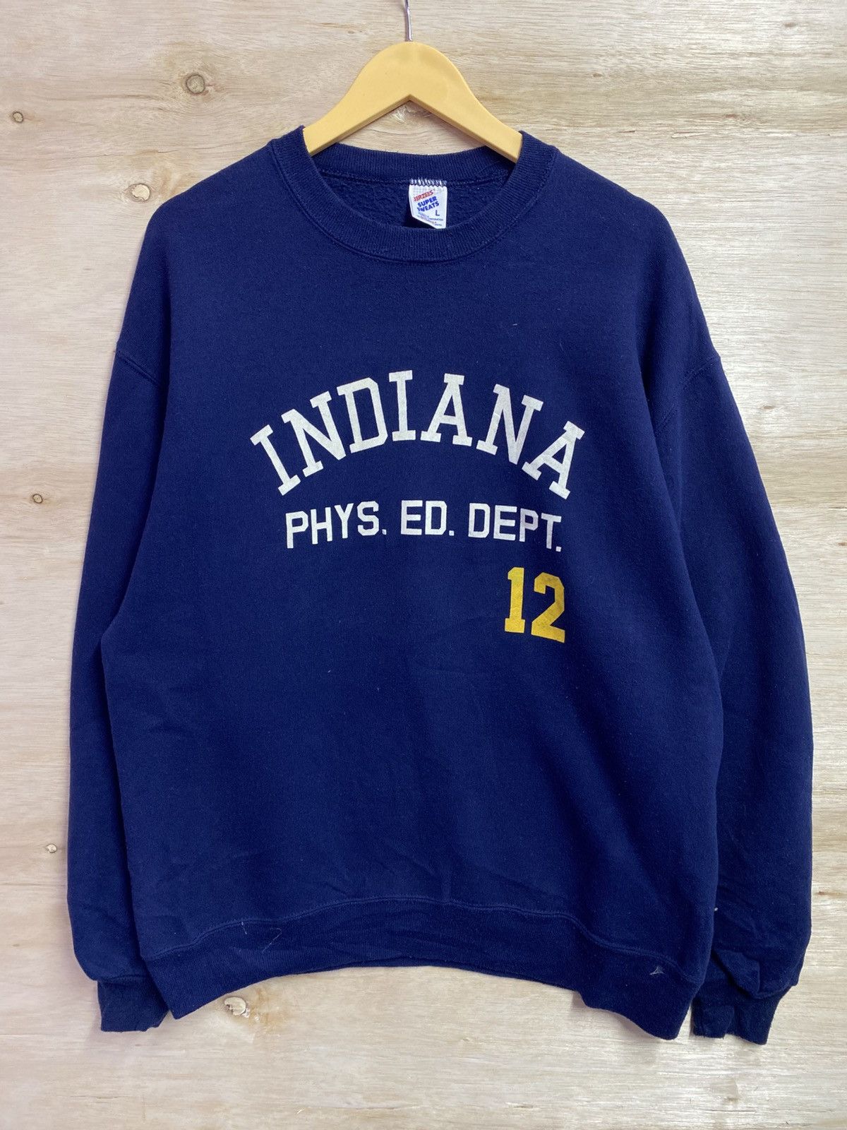 Jerzees vintage 90s Indiana University College Size US L / EU 52-54 / 3 - 1 Thumbnail