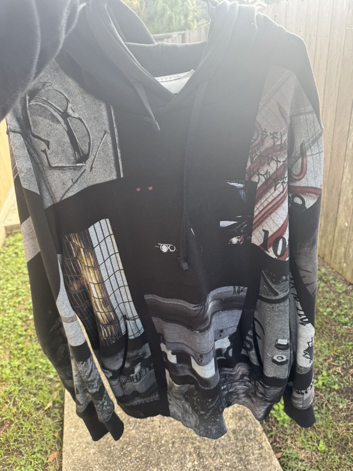 1017 ALYX 9SM All Over Print Hoodie Size US M / EU 48-50 / 2 - 1 Thumbnail