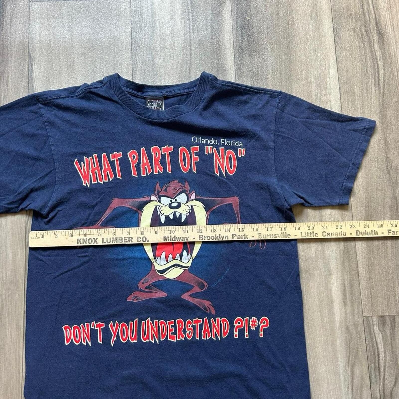 Other Vintage 90s blue Taz Tasmanian Devil looney tunes t shirt M Size US M / EU 48-50 / 2 - 5 Thumbnail