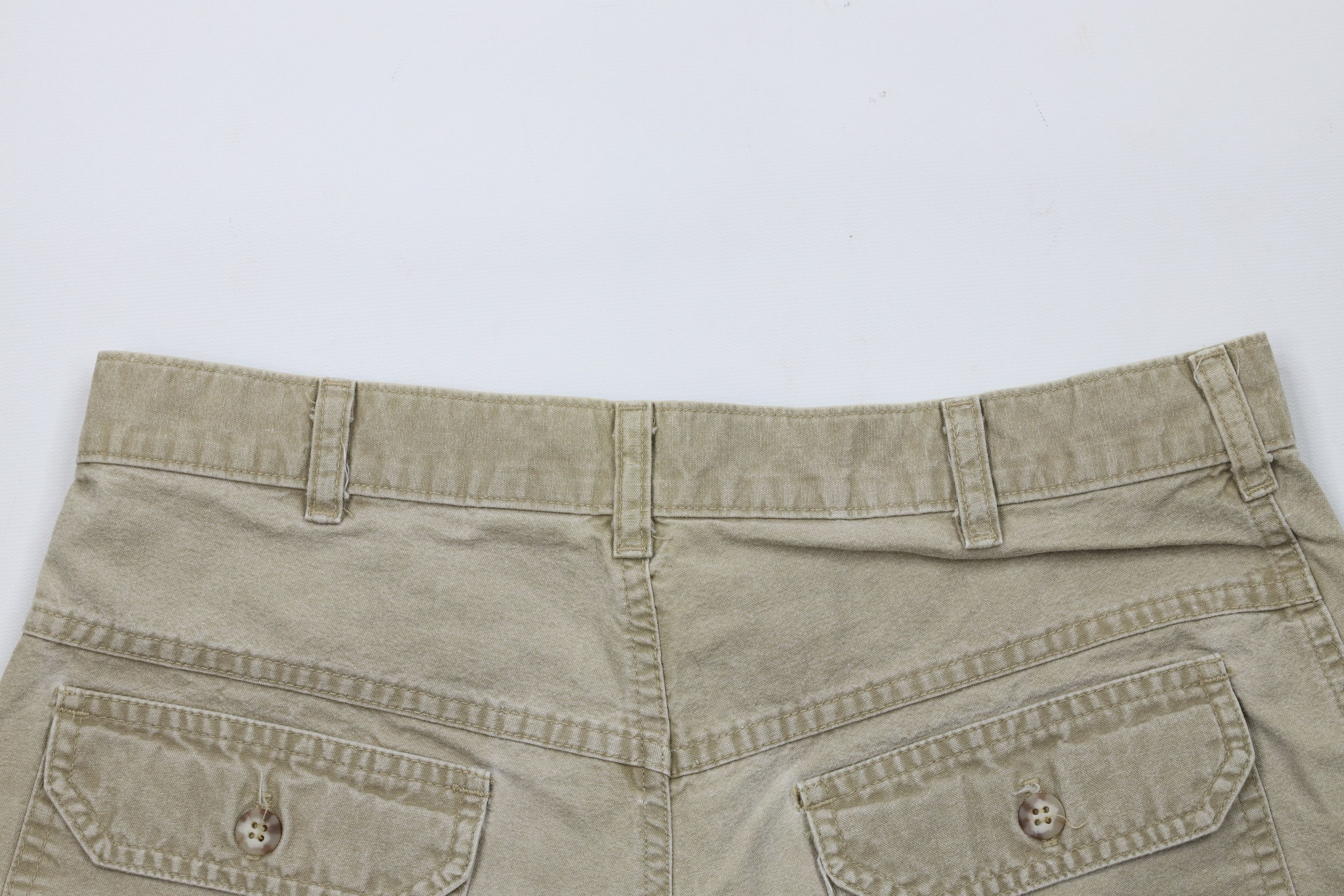 Vintage Vintage 90s Streetwear Stonewash Knee Trekking Shorts Brown Size US 32 / EU 48 - 9 Thumbnail