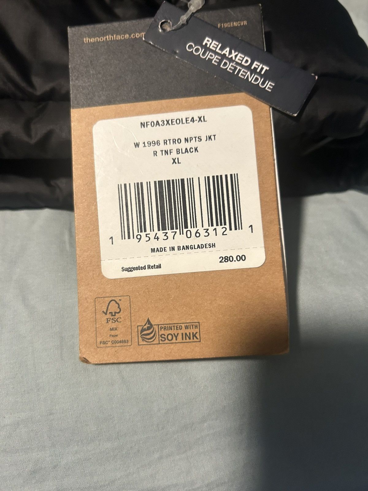 The North Face 1996 Retro Nuptse Removable Hood Down Puffer Jacket Size XL / US 12-14 / IT 48-50 - 2 Thumbnail