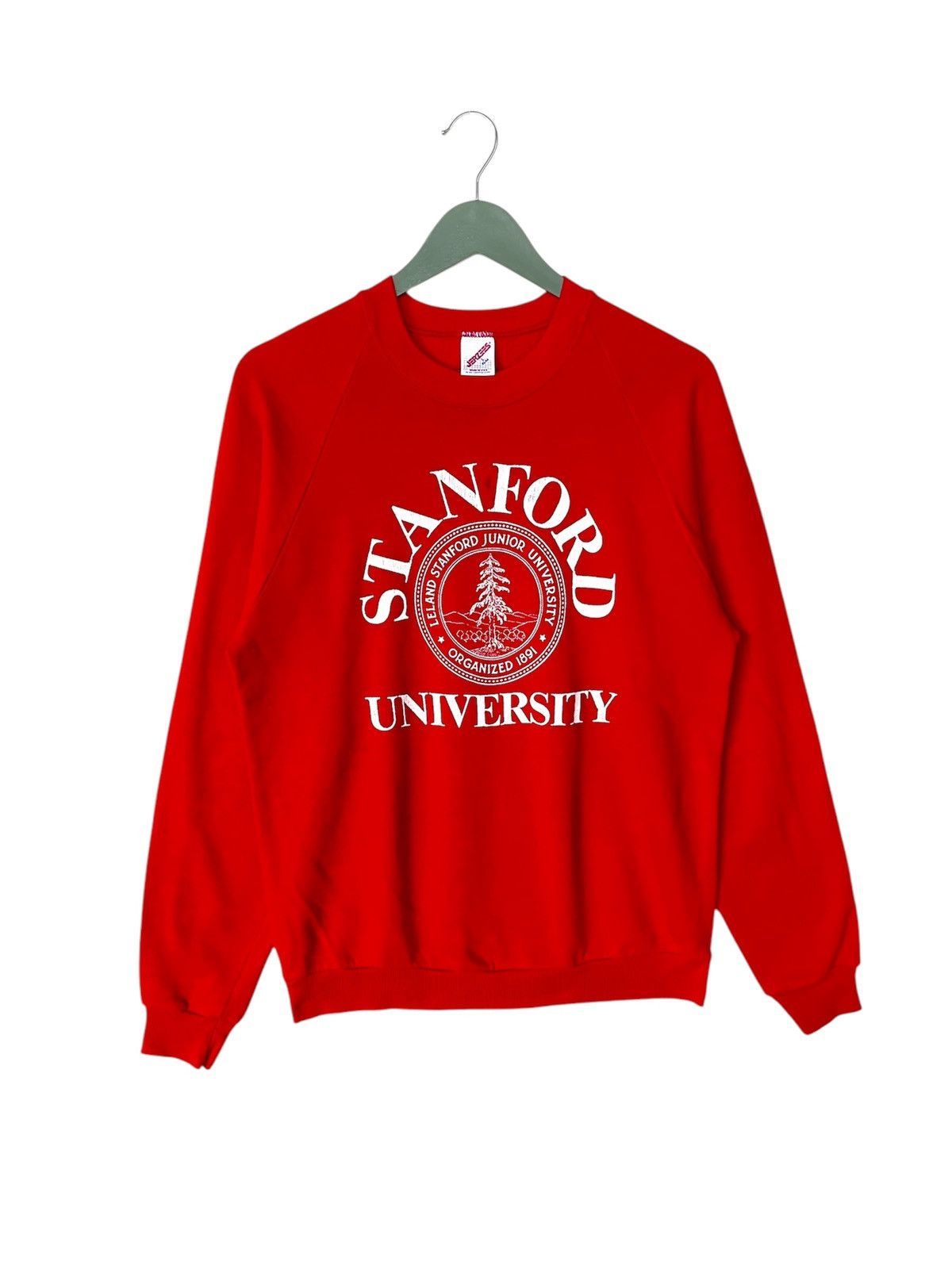 Jerzees Vintage 90s Stanford University Sweatshirt Size US L / EU 52-54 / 3 - 1 Thumbnail