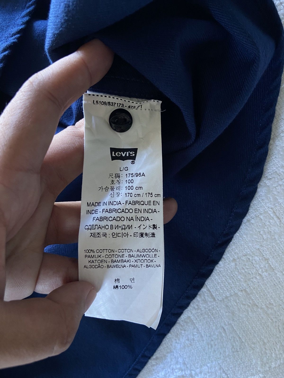 Levi's Levi’s Aztec L/S Shirt. Size US L / EU 52-54 / 3 - 8 Thumbnail
