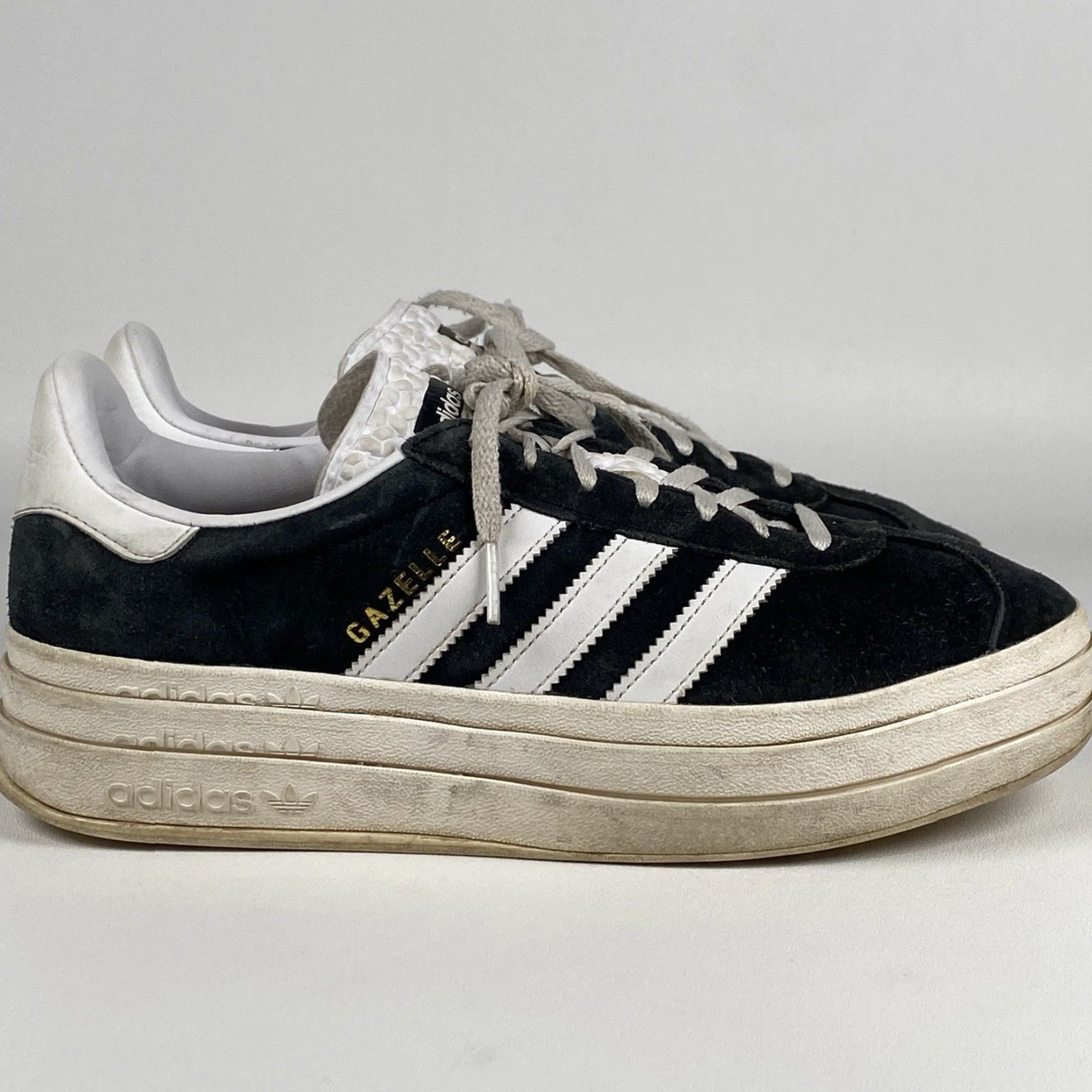 Adidas Adidas Gazelle Bold Originals Sneaker Women 9 Black White Size US 9 / IT 39 - 2 Thumbnail