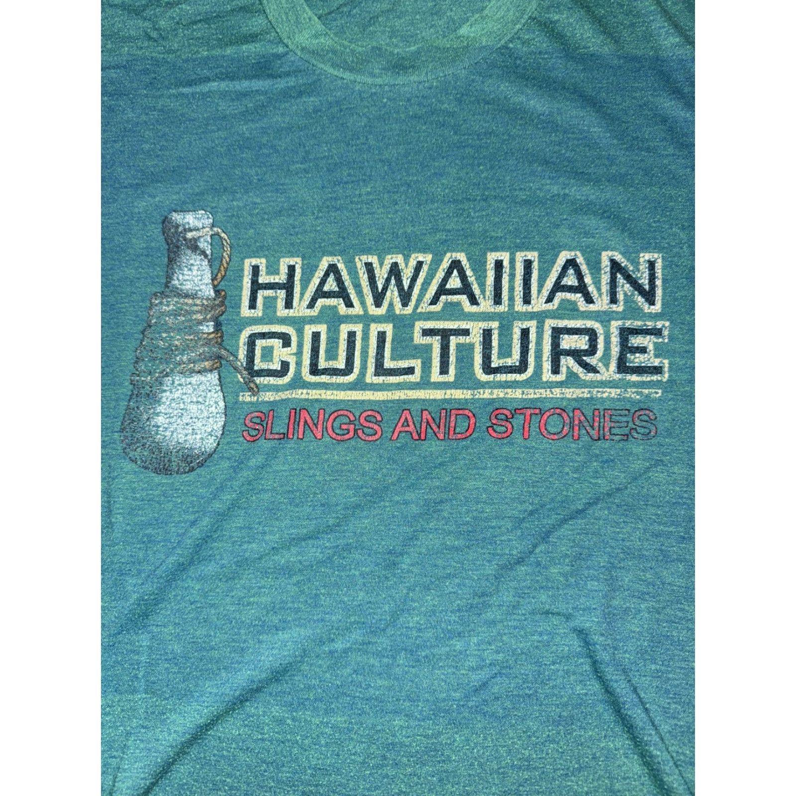 Vintage VINTAGE Hawaii Culture T-Shirt Blue Medium Mens Stitch Single Stitch 19.5x26.5 Size US M / EU 48-50 / 2 - 2 Thumbnail