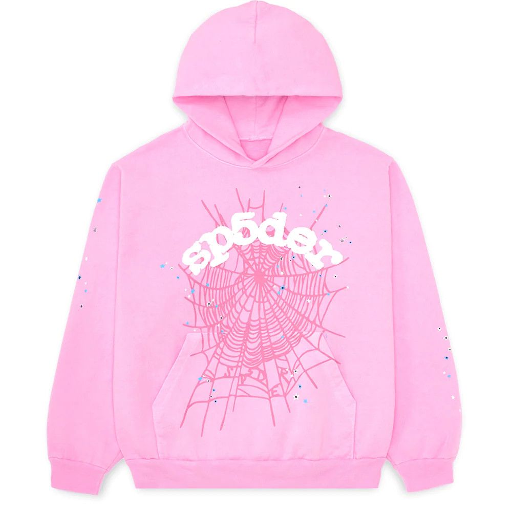 Spider Worldwide Men's Hoodie - Pink - S