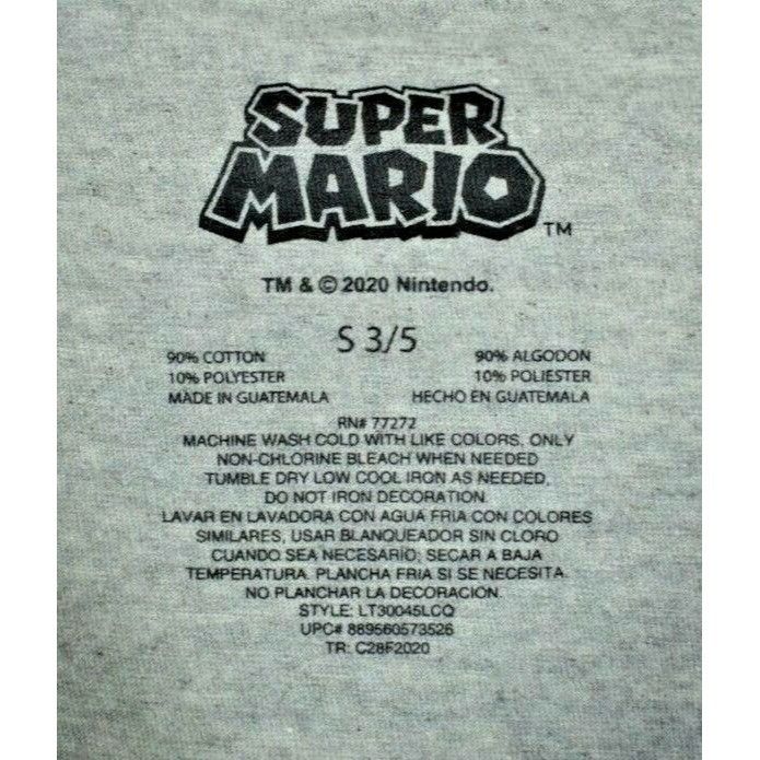 Nintendo Nintendo Juniors Size S (3/5) Super Mario Japanese Graphic T Size S / US 4 / IT 40 - 3 Thumbnail