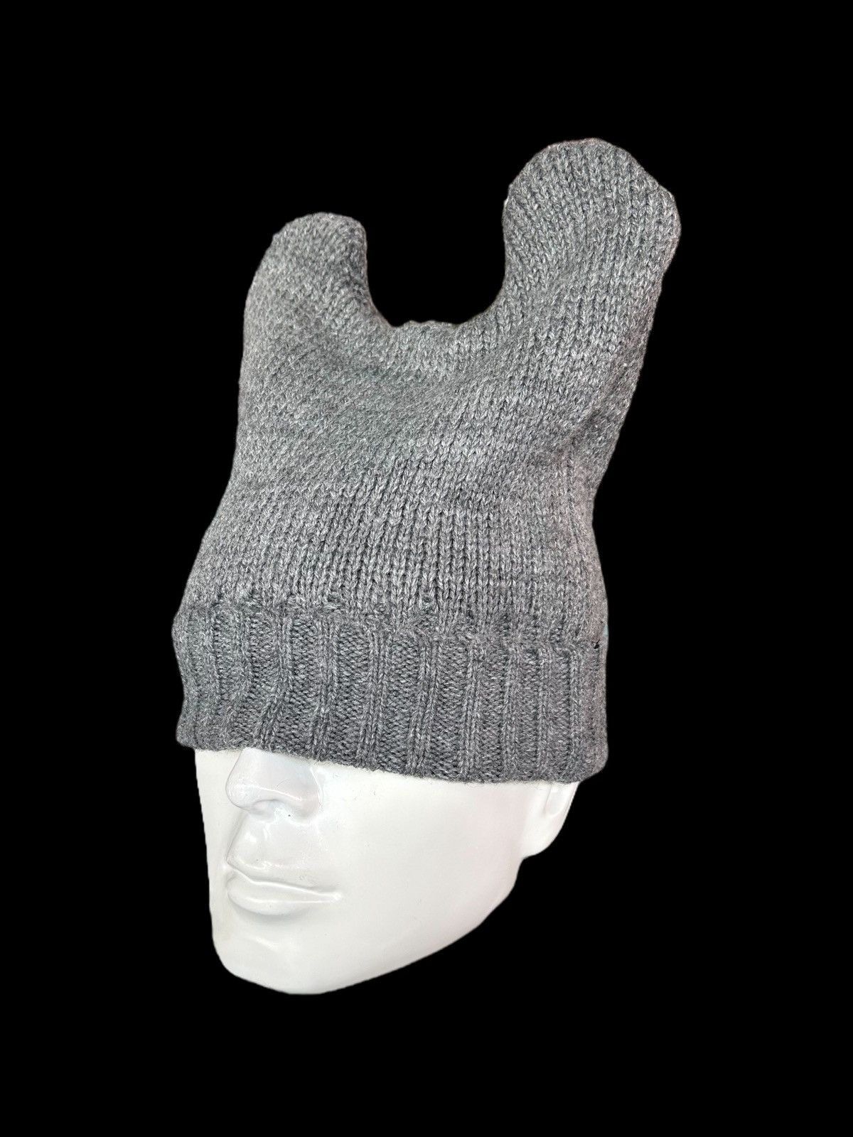 Japanese Brand × Kapital × Vintage Devil Horn knitt Beanie Hats Rare🎌☠️☠️ Size ONE SIZE - 1 Thumbnail