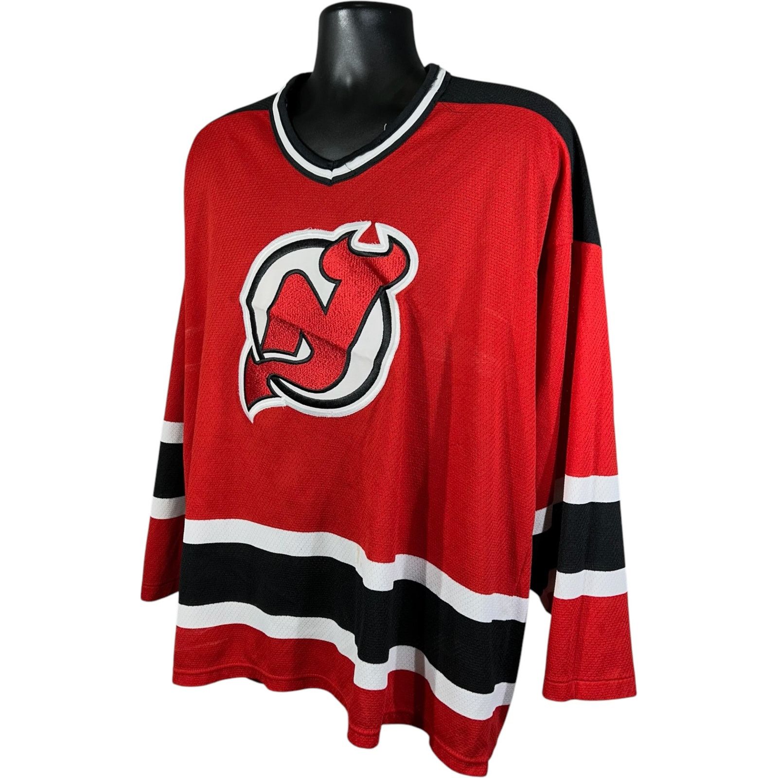 Vintage Vintage New Jersey Devils Maska NHL Jersey Men's Sz XXL Size US XXL / EU 58 / 5 - 4 Thumbnail