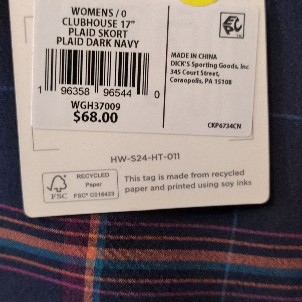 Other Walter Hagen Club House Plaid Golf Skort Size 0 Size 25" / US 0 / IT 36 - 7 Thumbnail