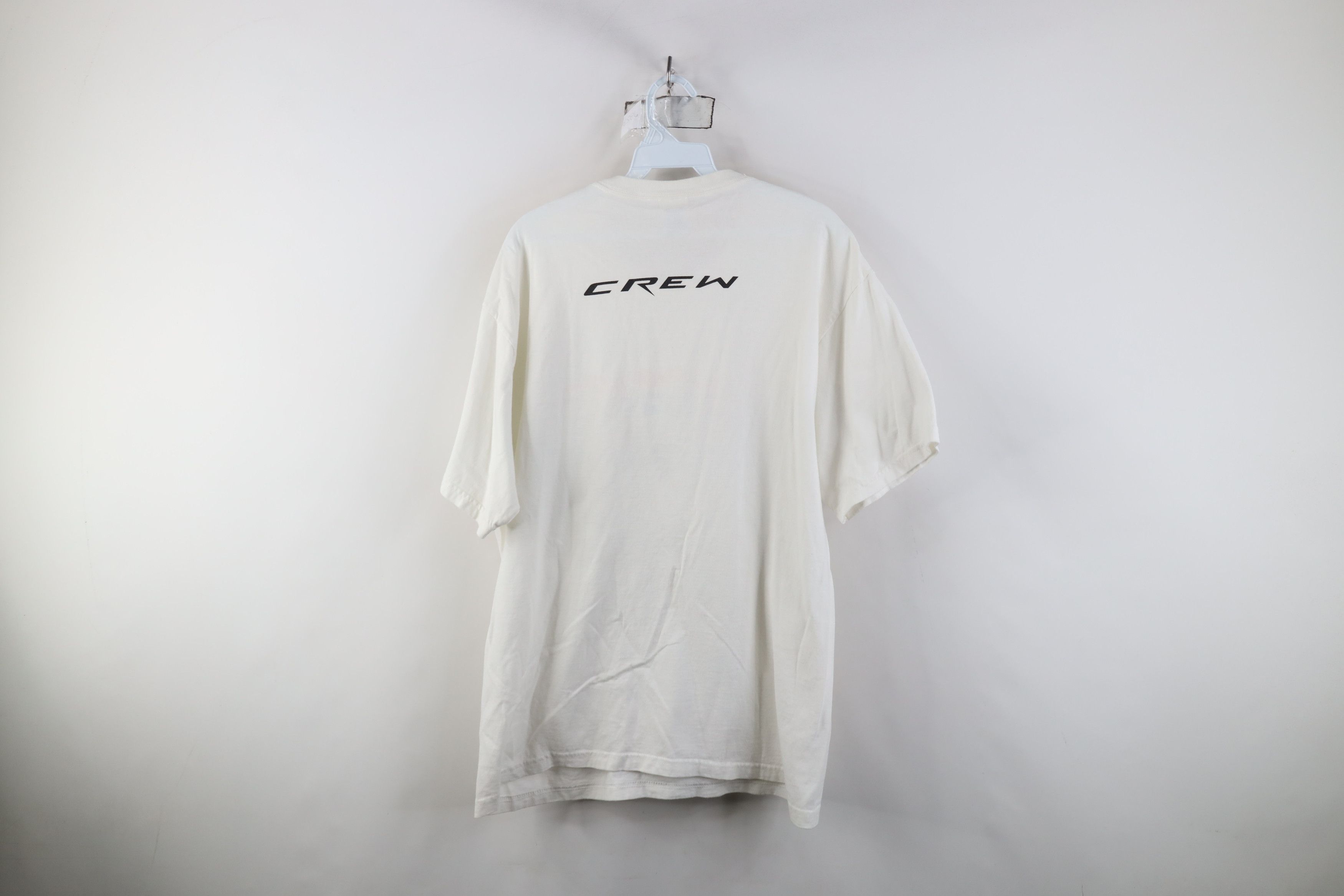 Vintage Vintage Jr Crew JR Nation Fire Flames Racing T-Shirt Size US L / EU 52-54 / 3 - 8 Thumbnail