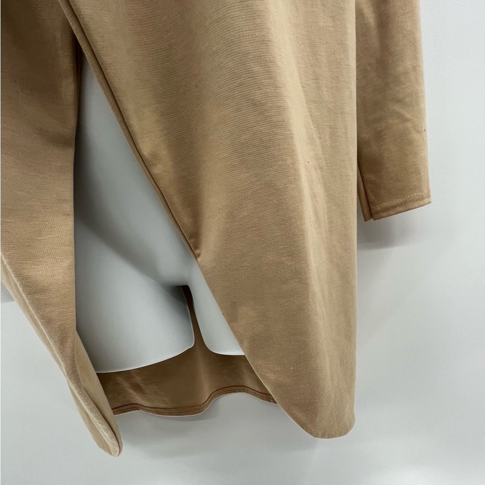 Boohoo Boohoo Camel Waterfall Jacket Size 2 Size XS / US 0-2 / IT 36-38 - 4 Thumbnail