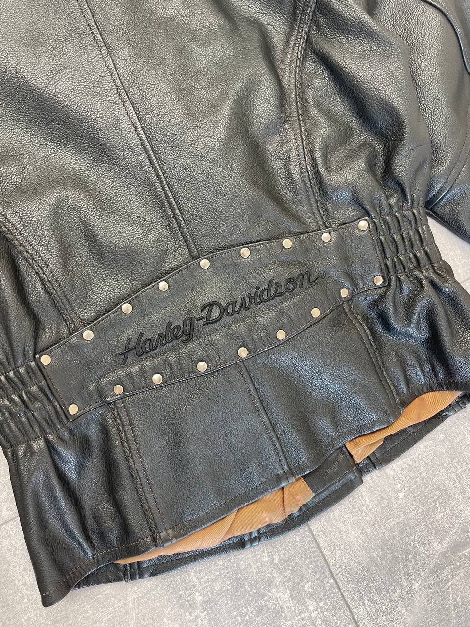 Harley Davidson Harley Davidson Vintage Leather Jacket Size S / US 4 / IT 40 - 21 Thumbnail