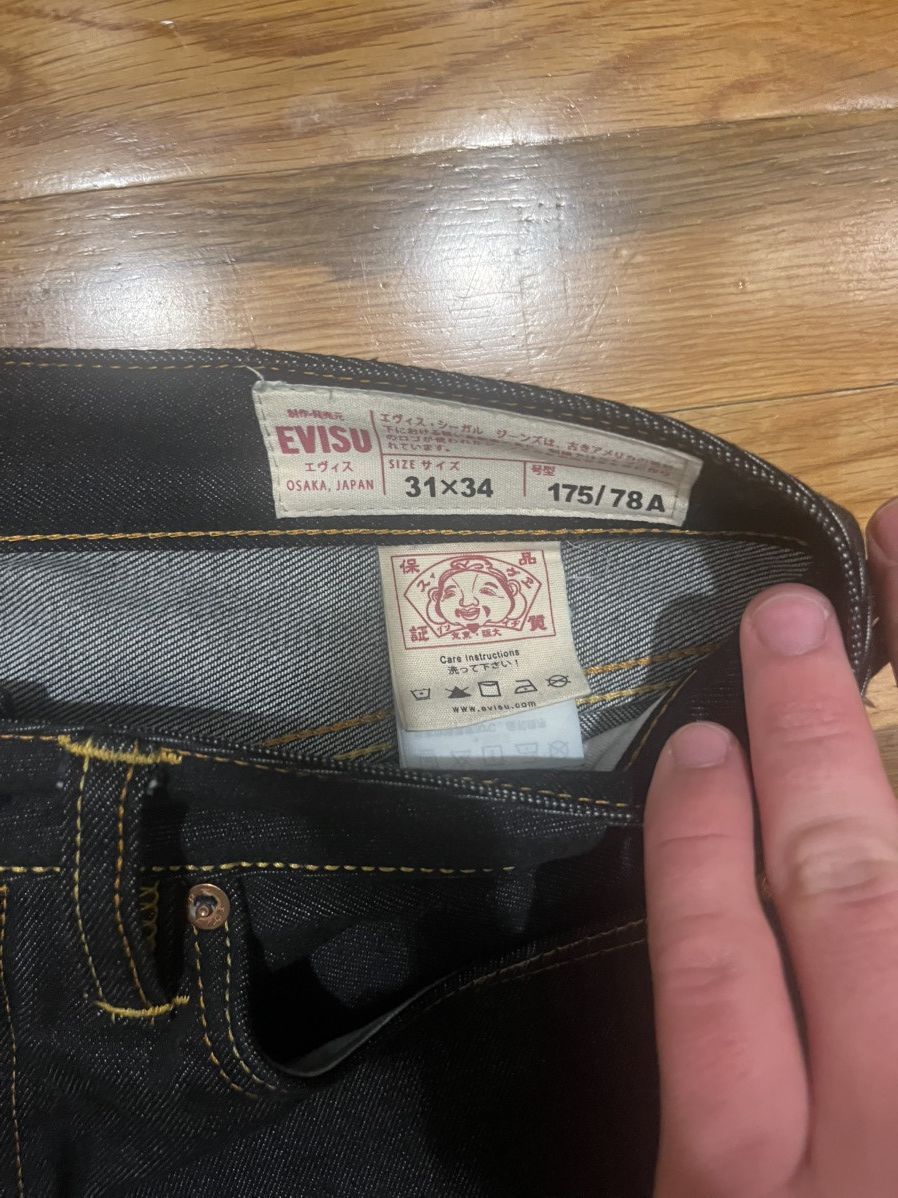 Evisu Evisu japanese selvedge denim Size US 31 - 5 Thumbnail
