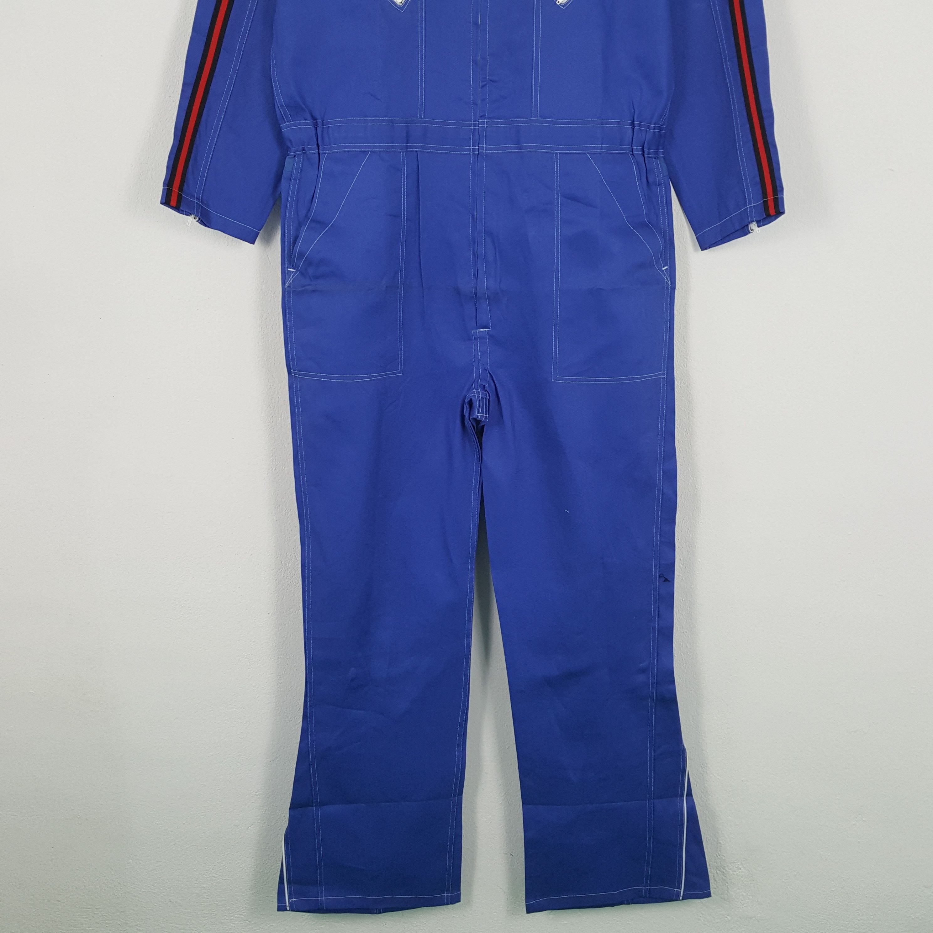 Japanese Brand × Vintage KAWASAKI Racing Crew Style Motorsports Coverall Jacket Size US L / EU 52-54 / 3 - 6 Thumbnail