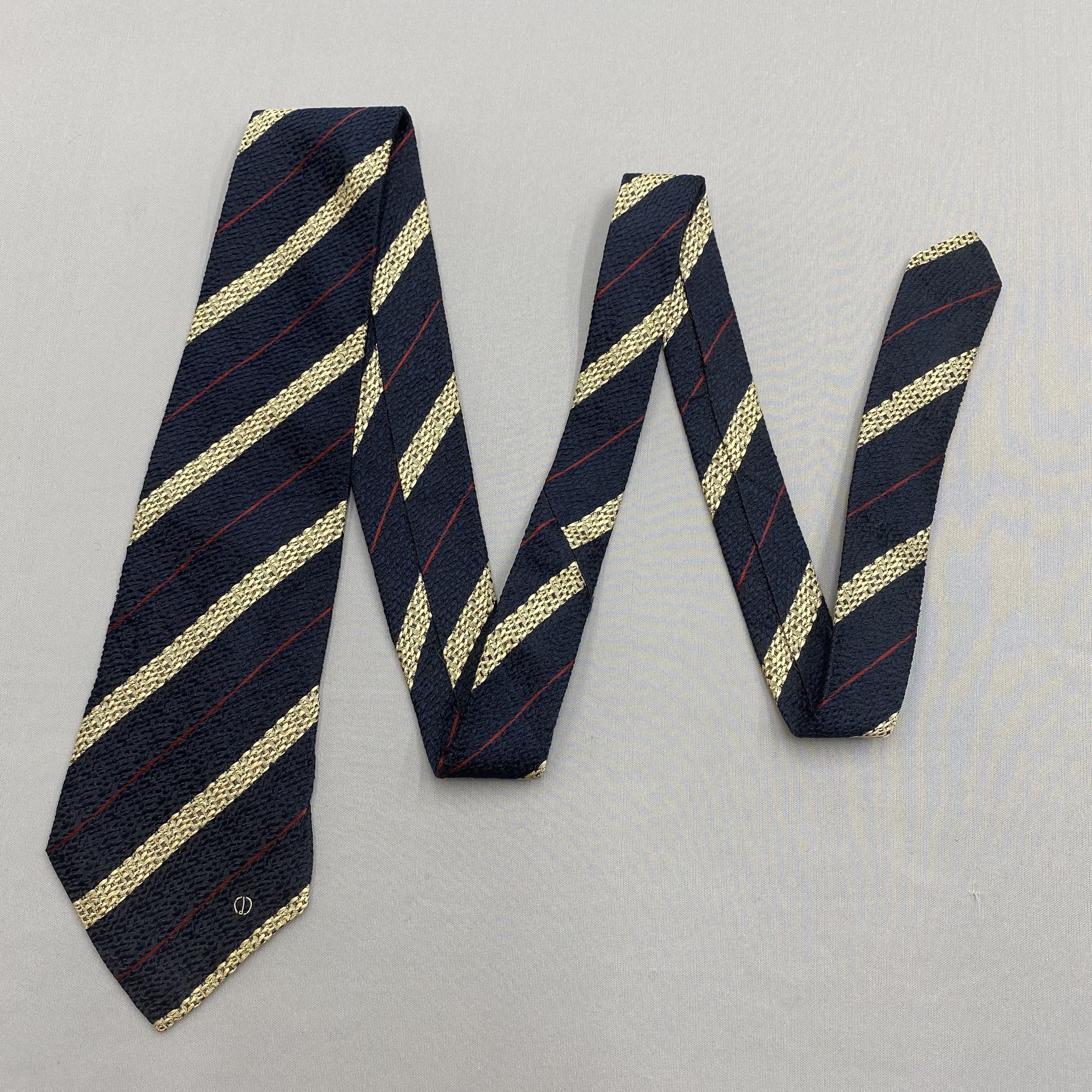 Alfred Dunhill Vintage Alfred Dunhill SILK Necktie Cravate Pure Silk Size ONE SIZE - 5 Thumbnail