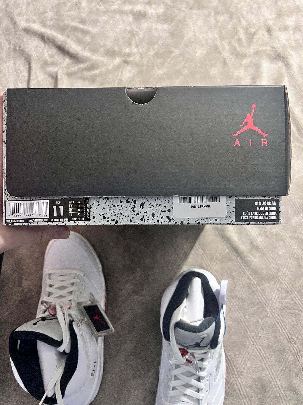 Jordan Brand × Supreme Jordan 5 white supreme Size US 11 / EU 44 - 7 Thumbnail