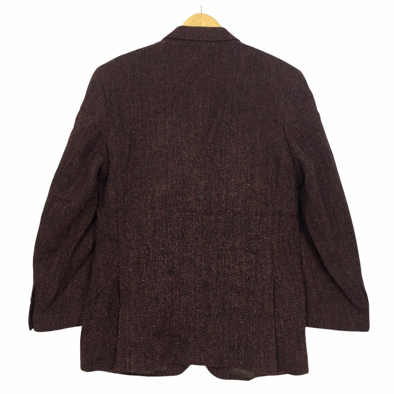 Harris Tweed Vtg HARRIS TWEED x GUY Polished and Classic Handwoven Jacket Size US L / EU 52-54 / 3 - 2 Thumbnail