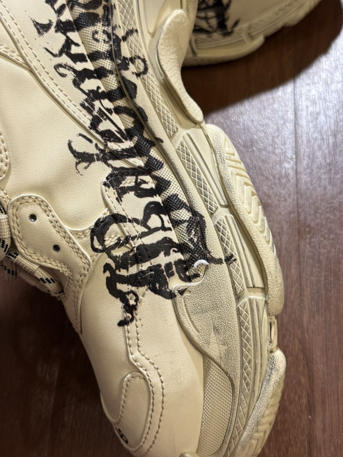 Balenciaga Balenciaga Triple S Diy Metal Shoes size 45 Size US 12 / EU 45 - 13 Thumbnail