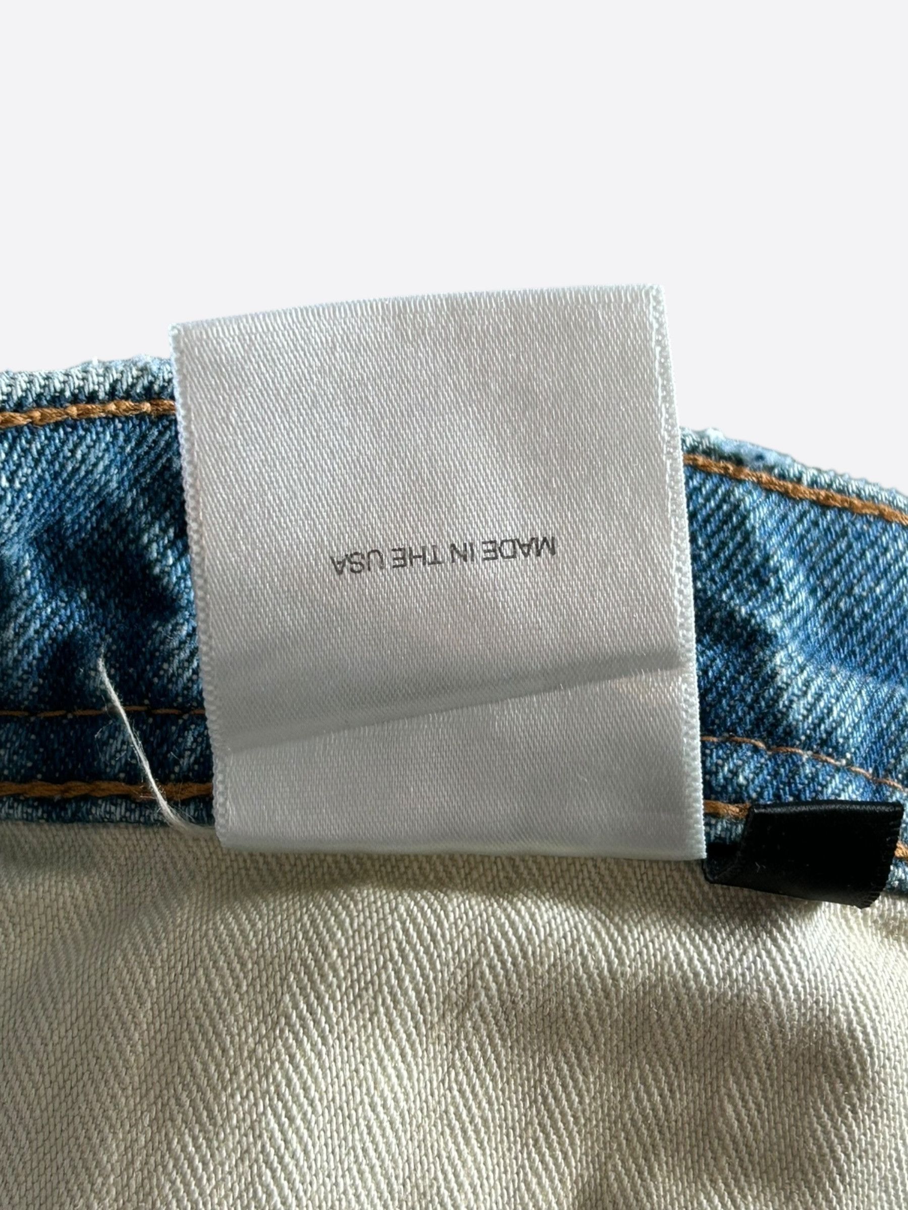 Deprimes Blue Distressed Flared Jeans